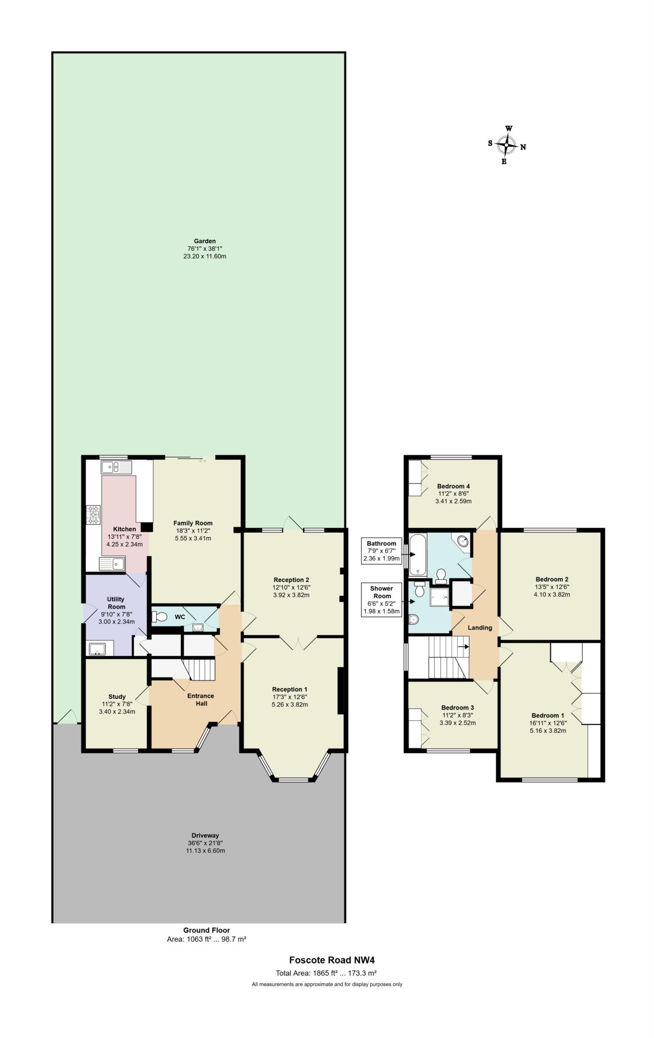 29, Foscote Road, London floorplan