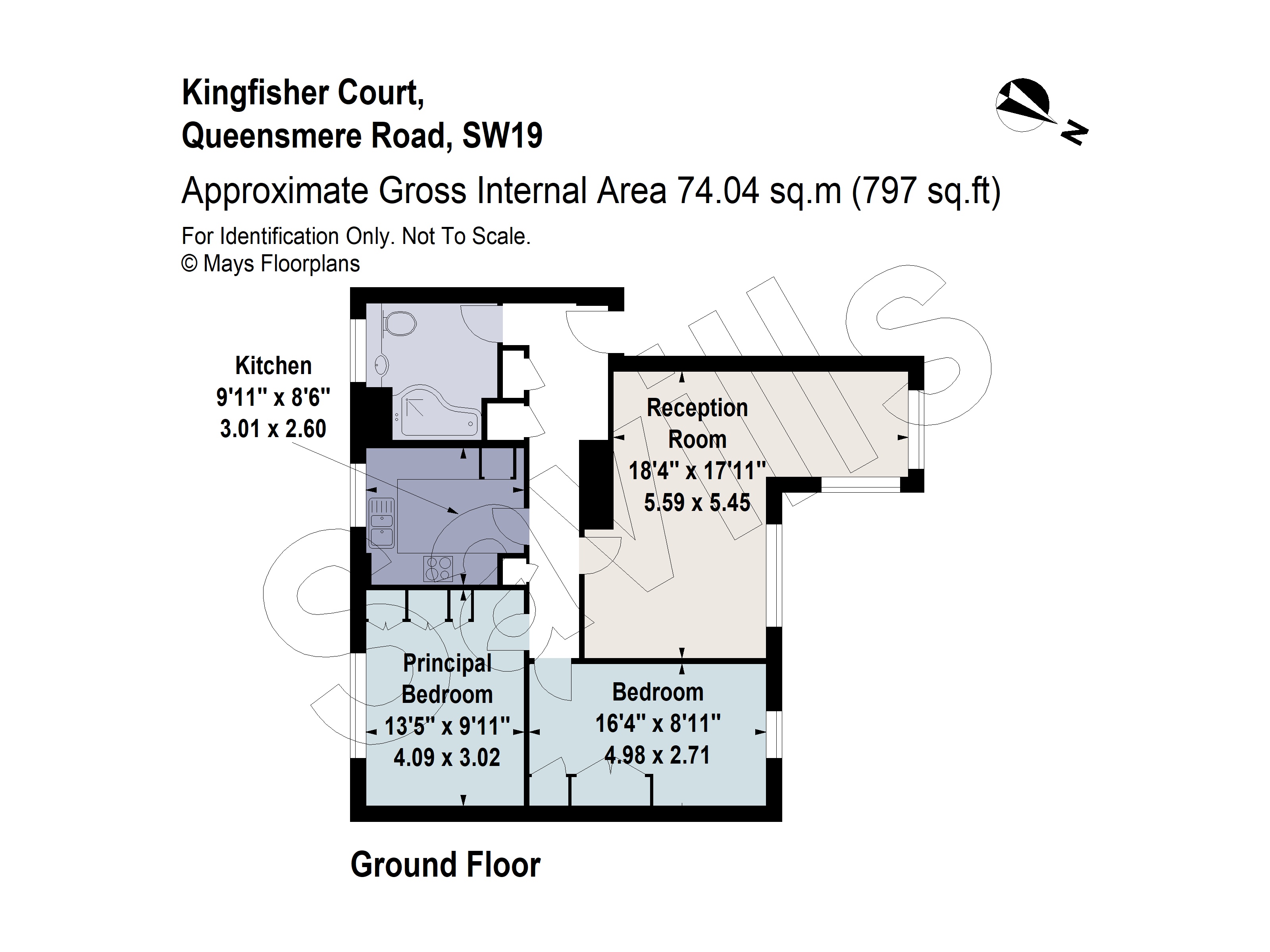 Queensmere Road, Wimbledon, London, SW19 floorplan