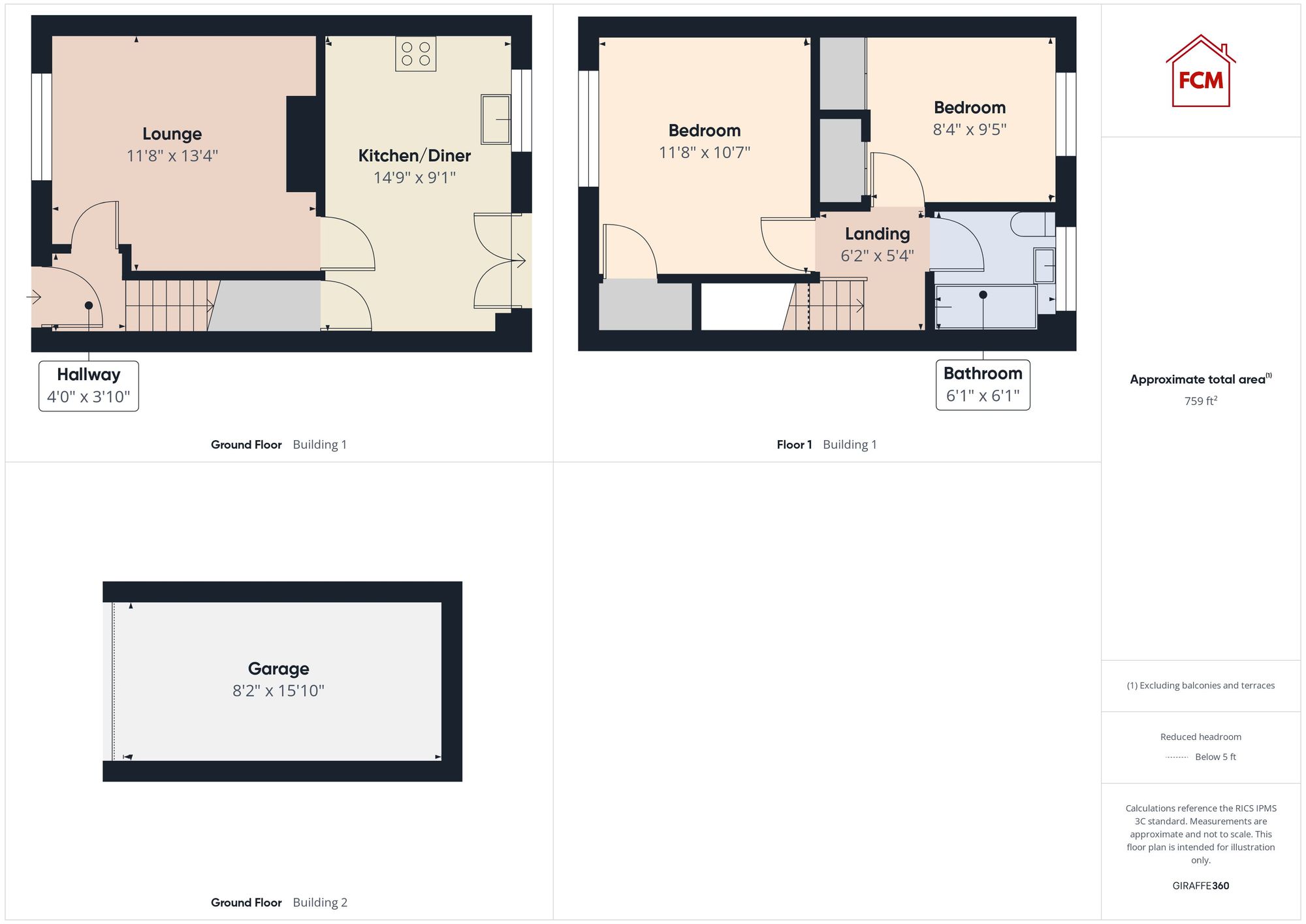 22 Springfield Grove, Whitehaven floorplan
