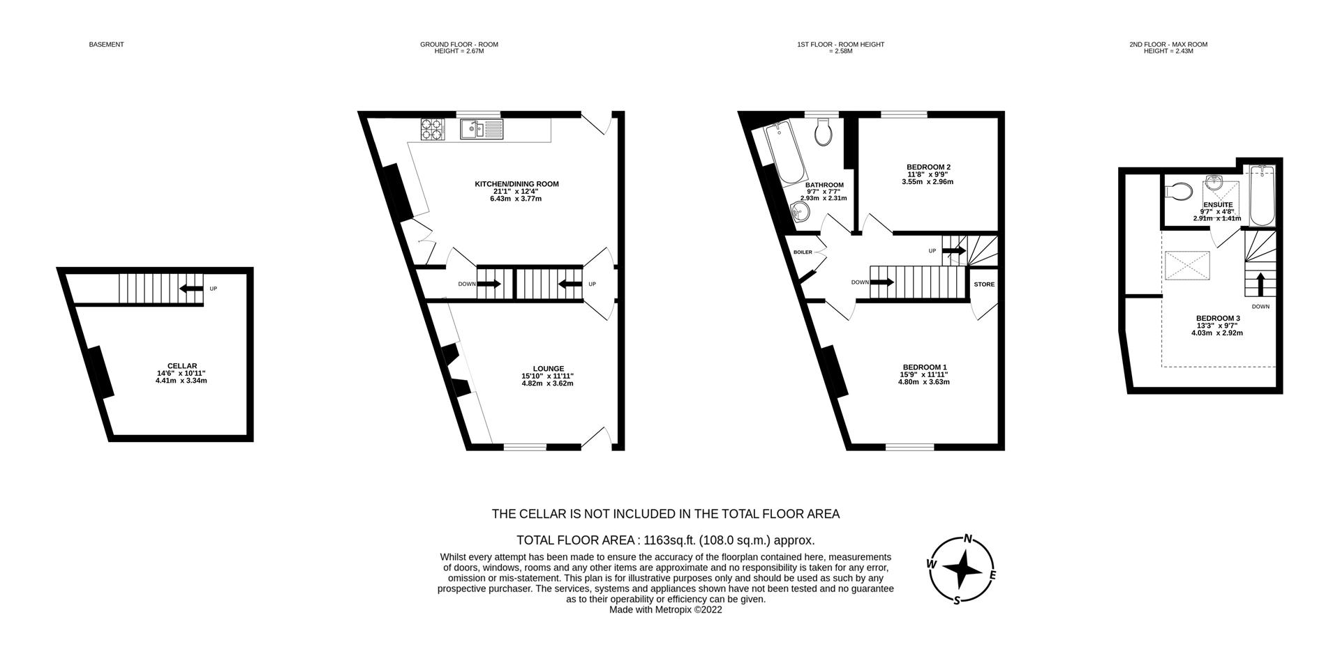Greystones Road, Sheffield S11, 3 bedroom end terrace house for sale