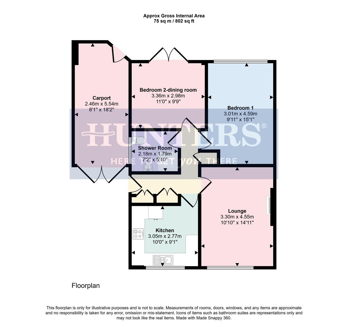 34, Harrington Road, Wigston floorplan