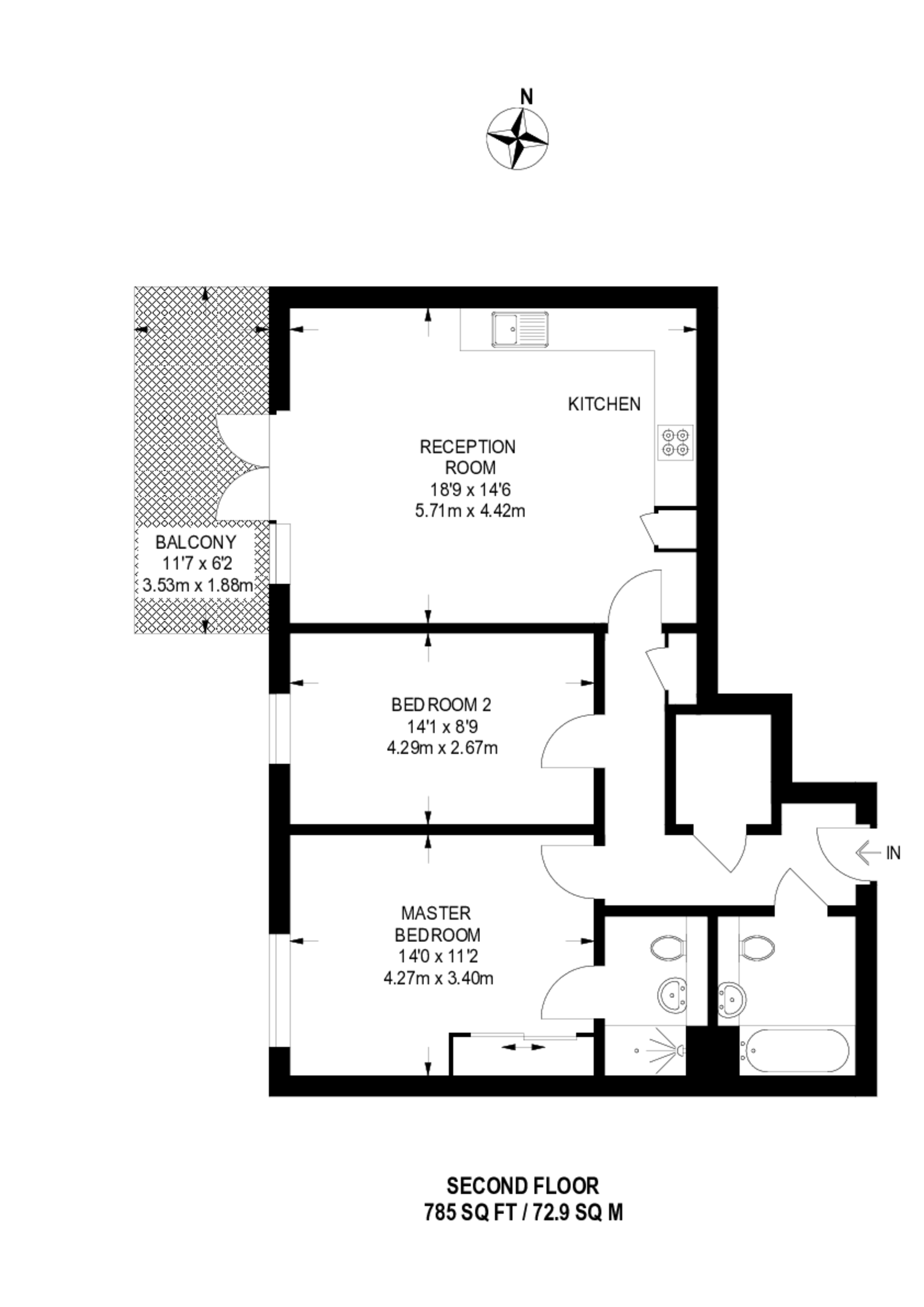Hatton Road, Alperton floorplan