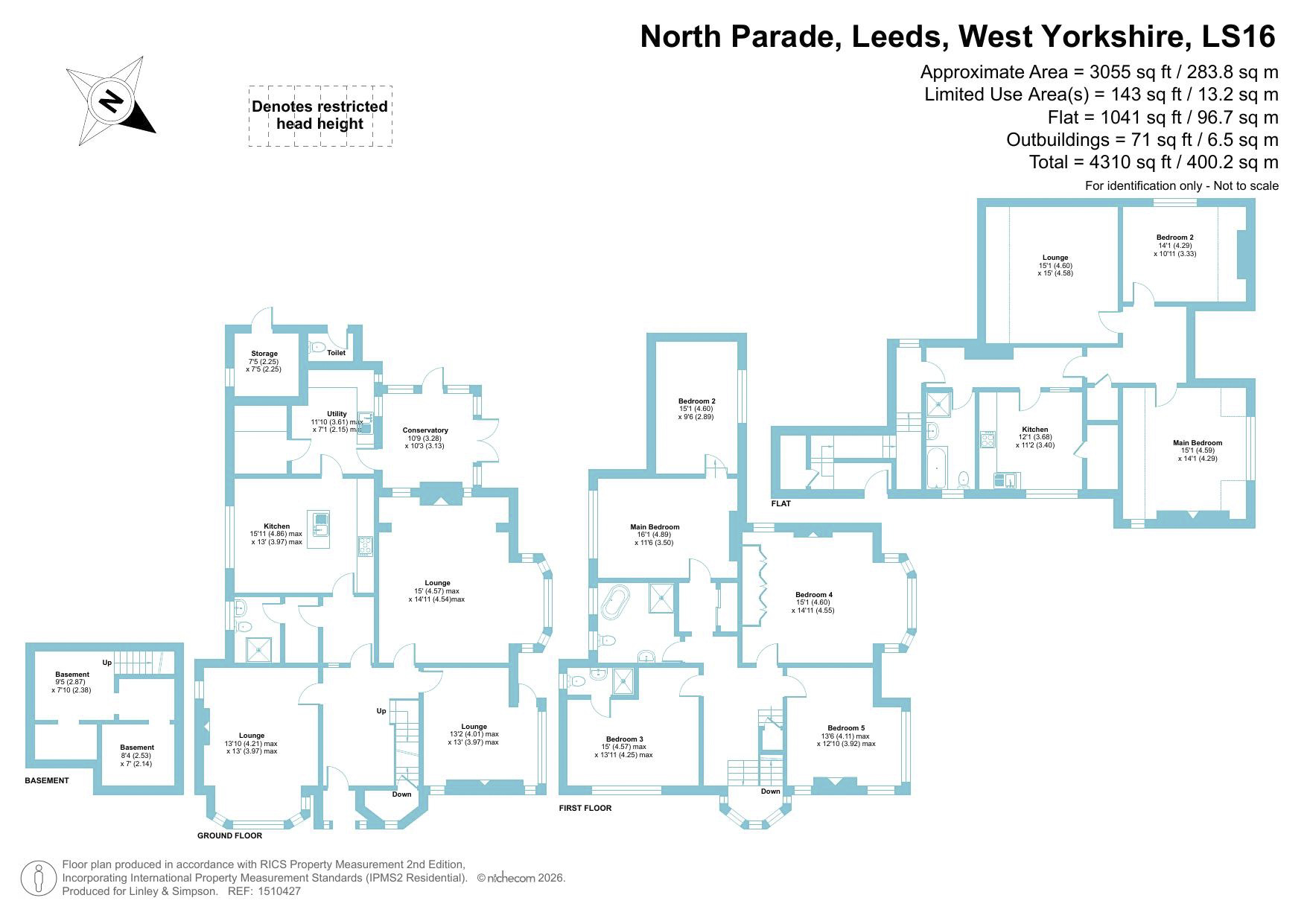 29, North Parade, Leeds floorplan