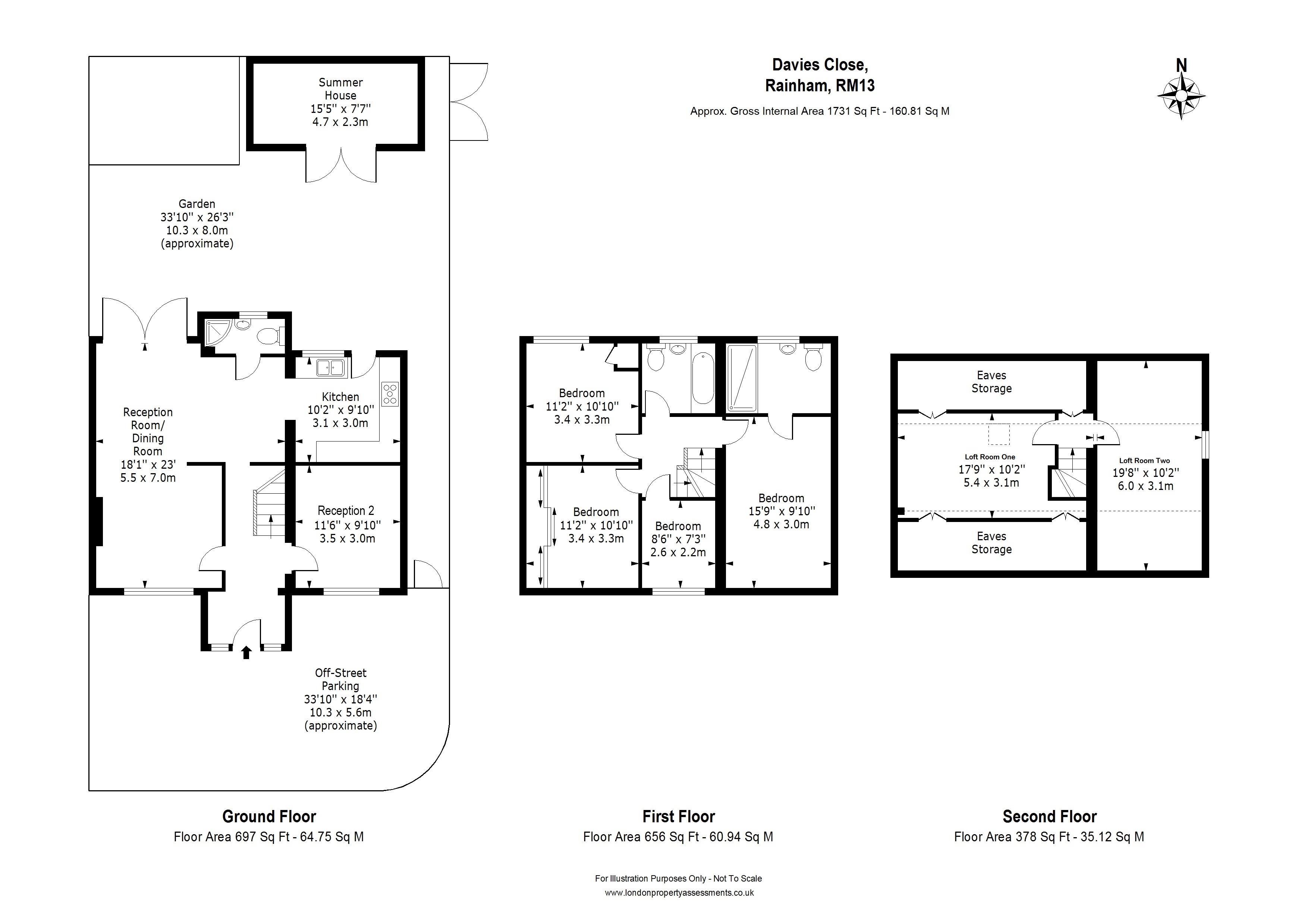6 Bedrooms End terrace house for sale in Davies Close, Rainham RM13
