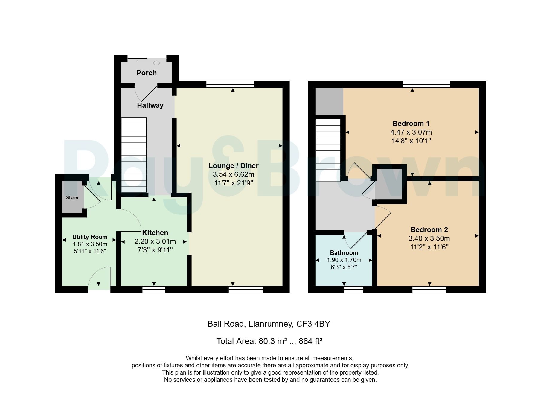 18 Ball Road, Cardiff floorplan