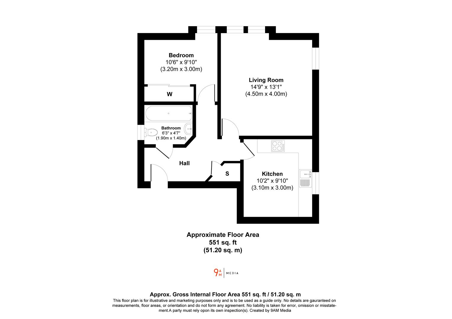 13, Robert Smith Court, Lumphinnans floorplan