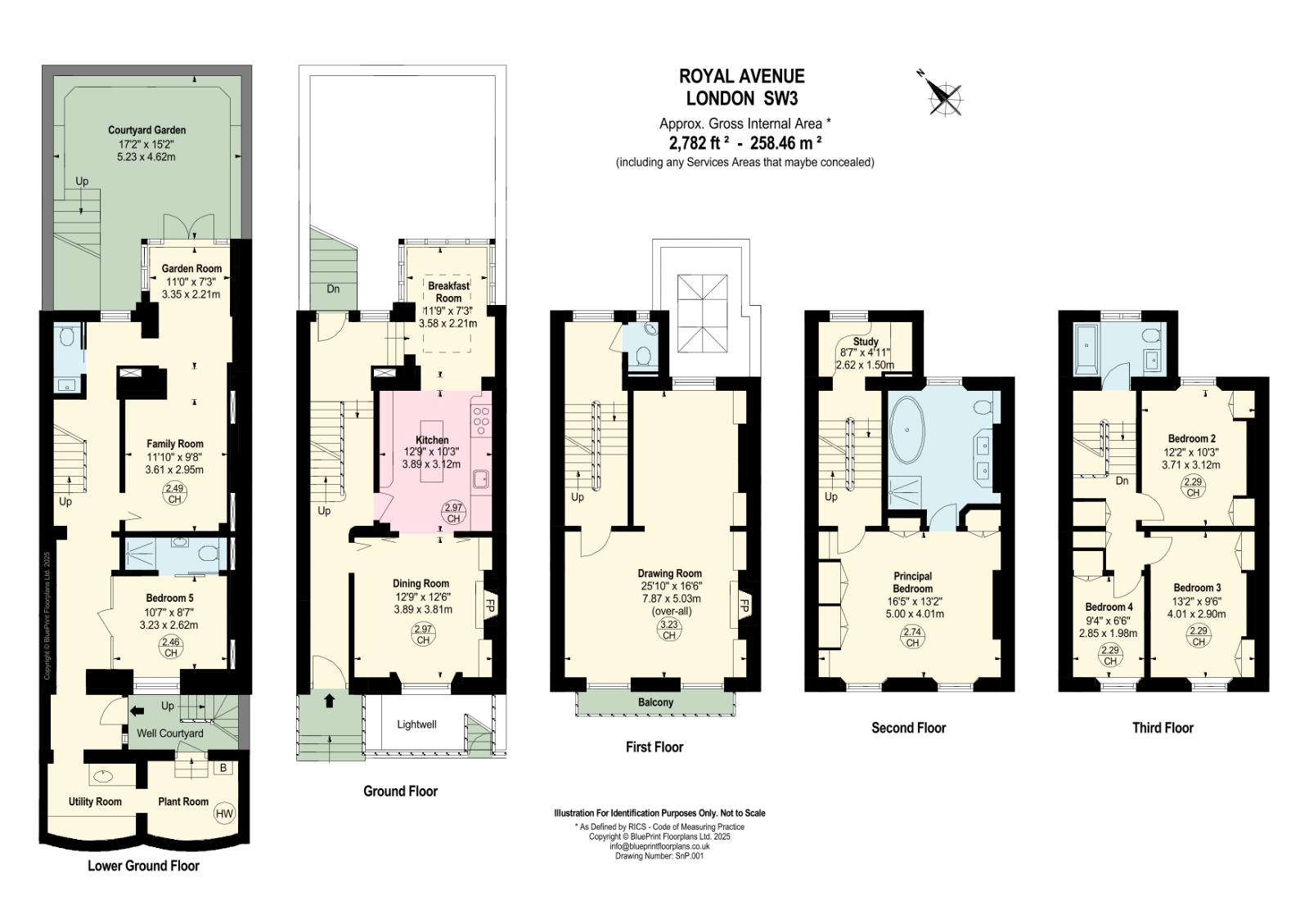 23, Royal Avenue, London floorplan