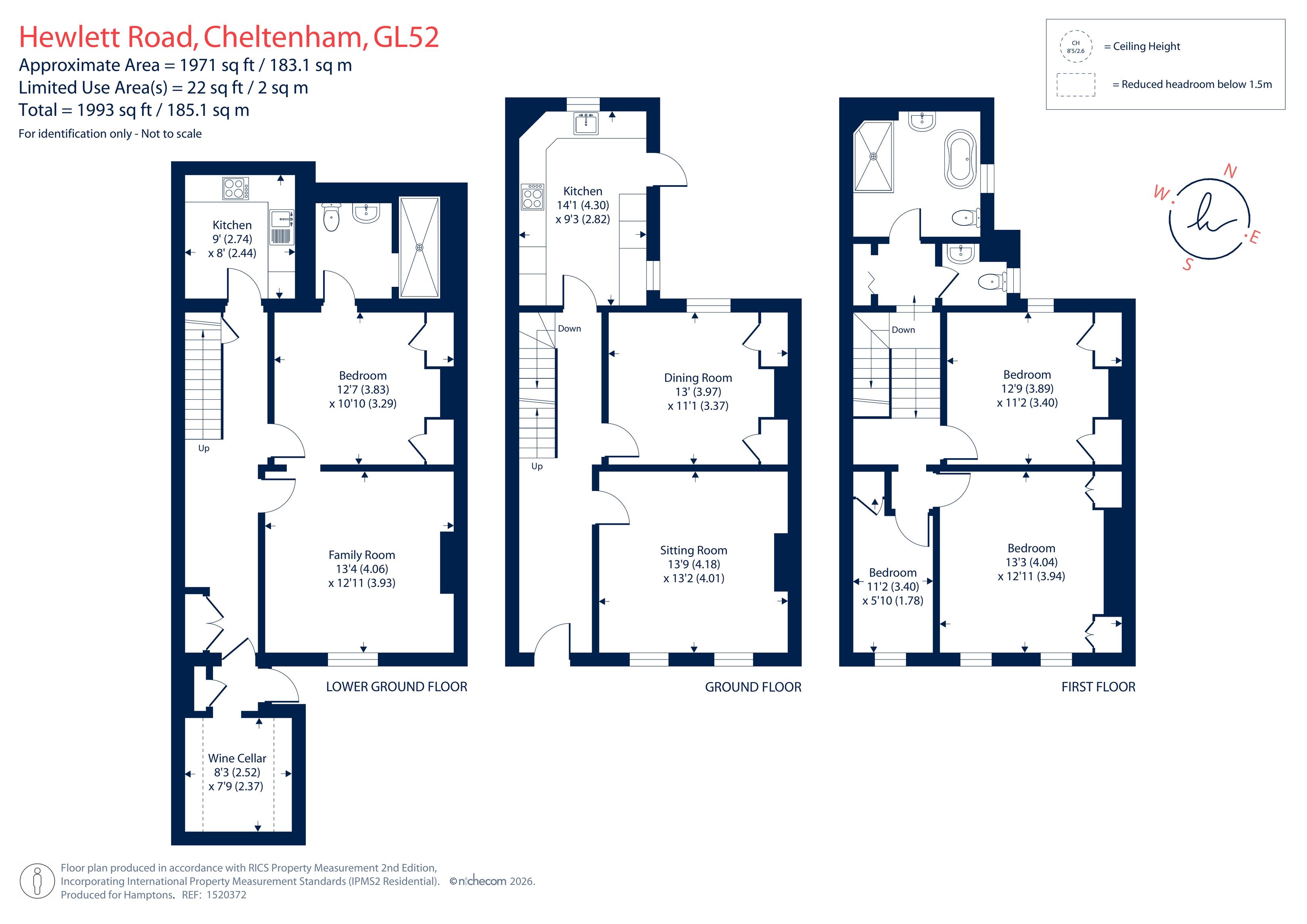 74, Hewlett Road, Cheltenham floorplan