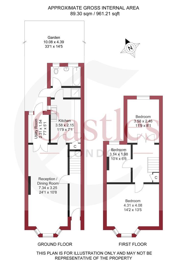 65, Bury Street, London floorplan