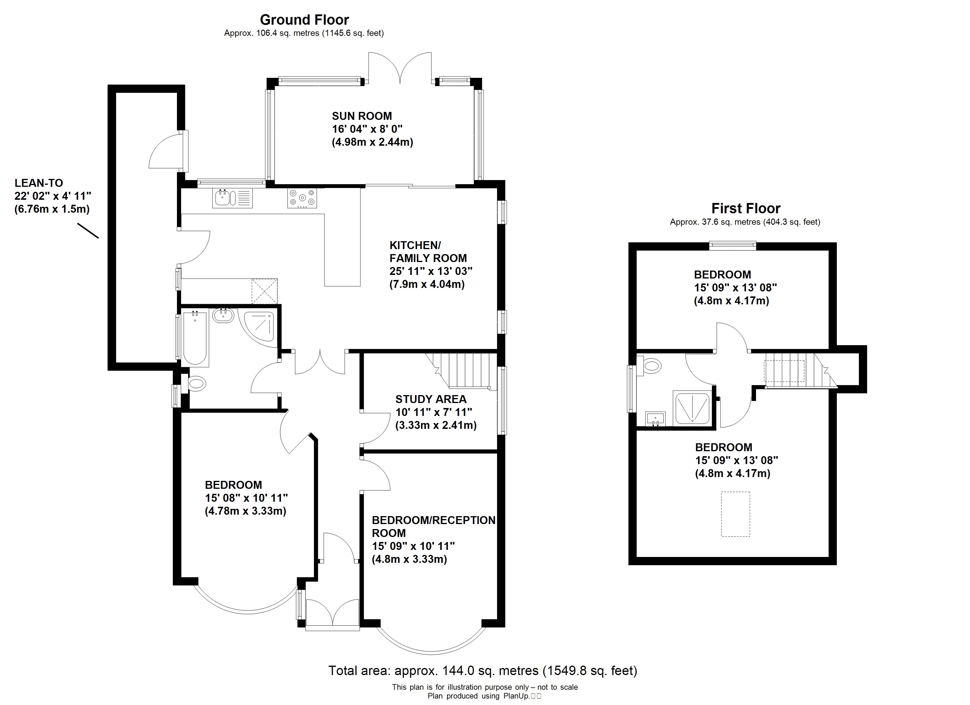 224, Court Road, Orpington floorplan