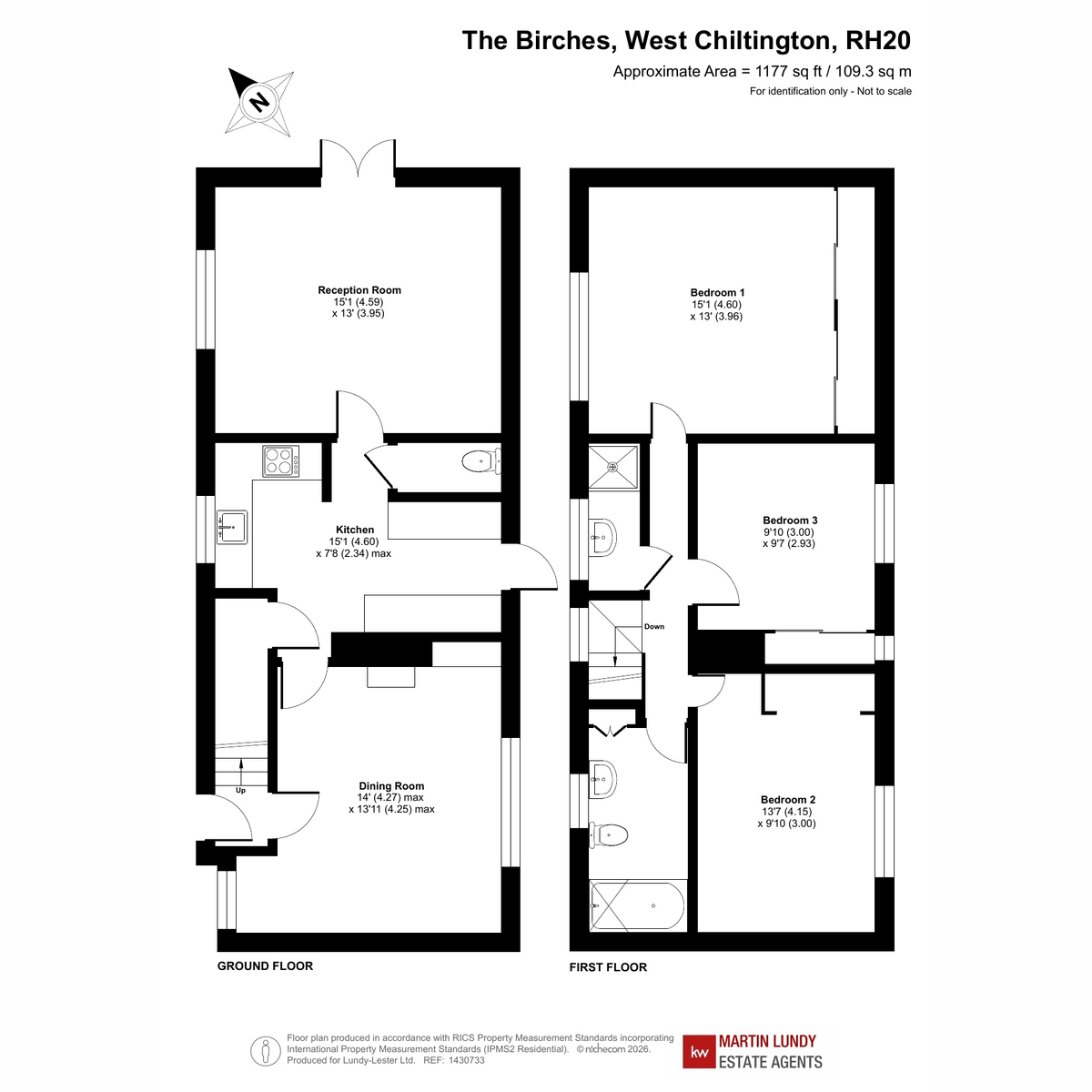 1, The Birches, West Chiltington floorplan
