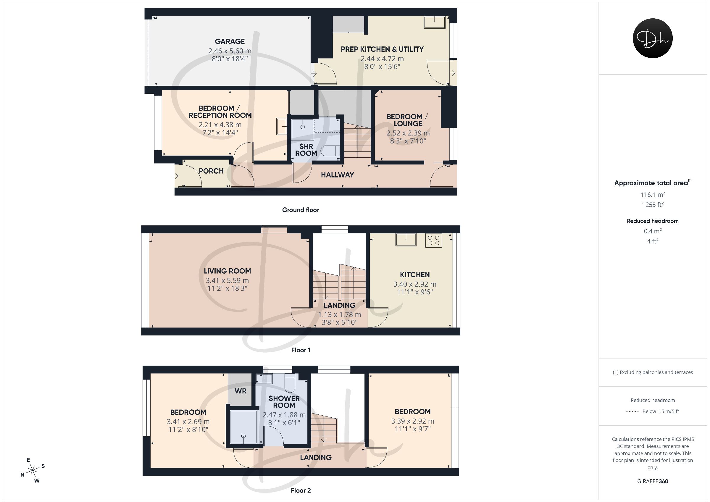 1 Cliff Mews, Paignton floorplan