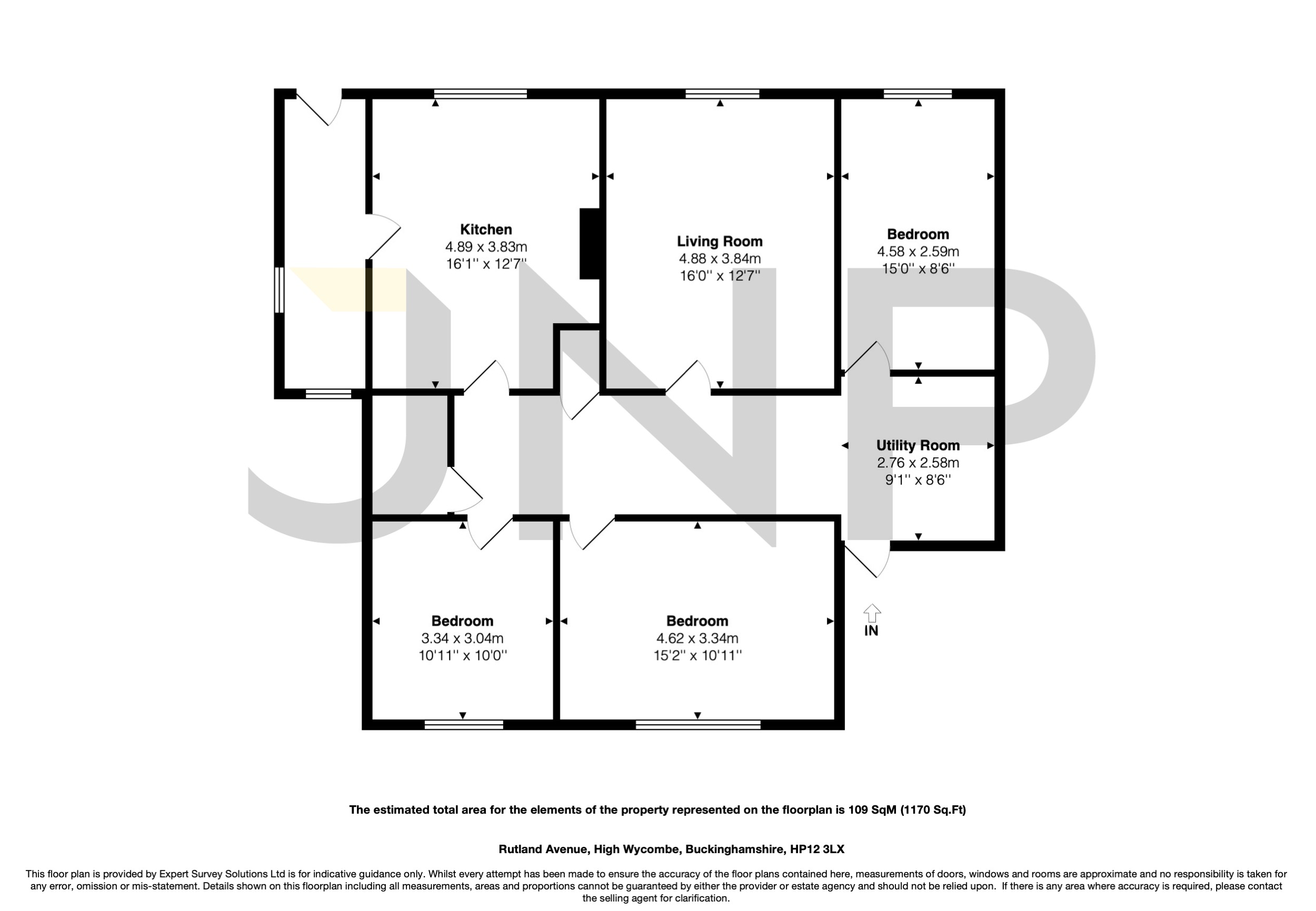 278, Rutland Avenue, Buckinghamshire floorplan
