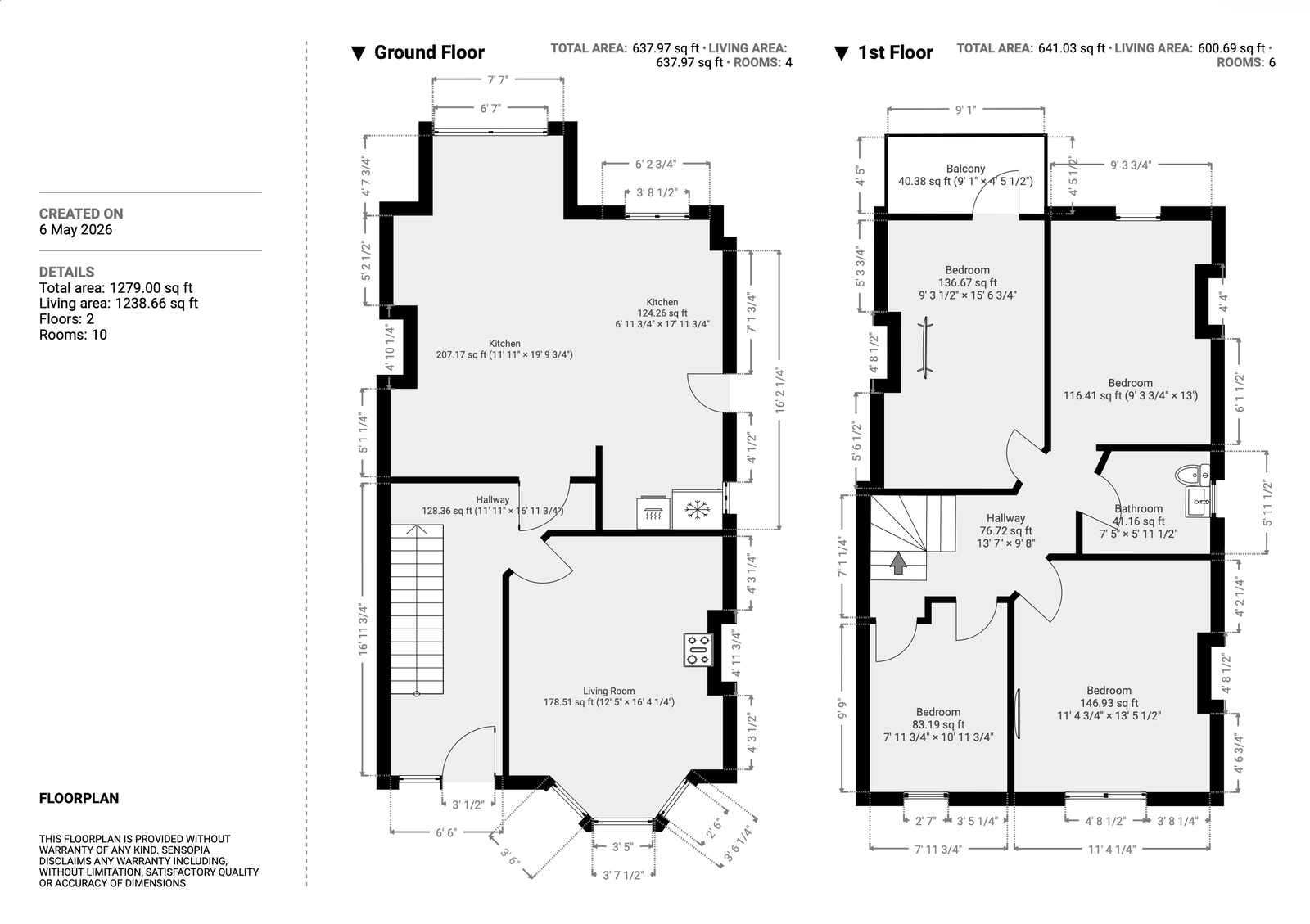 121, Palmerston Street, Derby floorplan