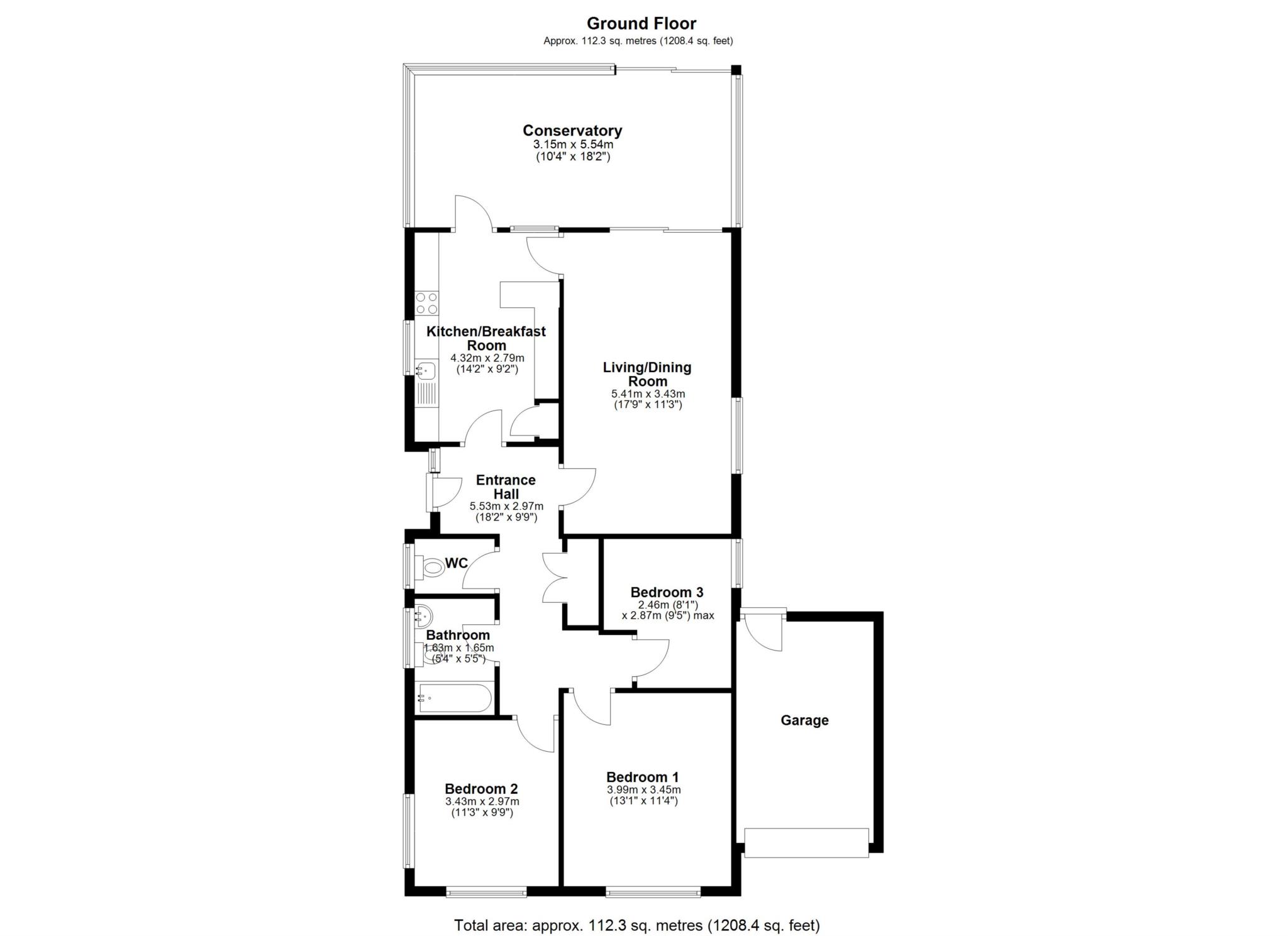 6, Ilex Close, Sonning Common floorplan