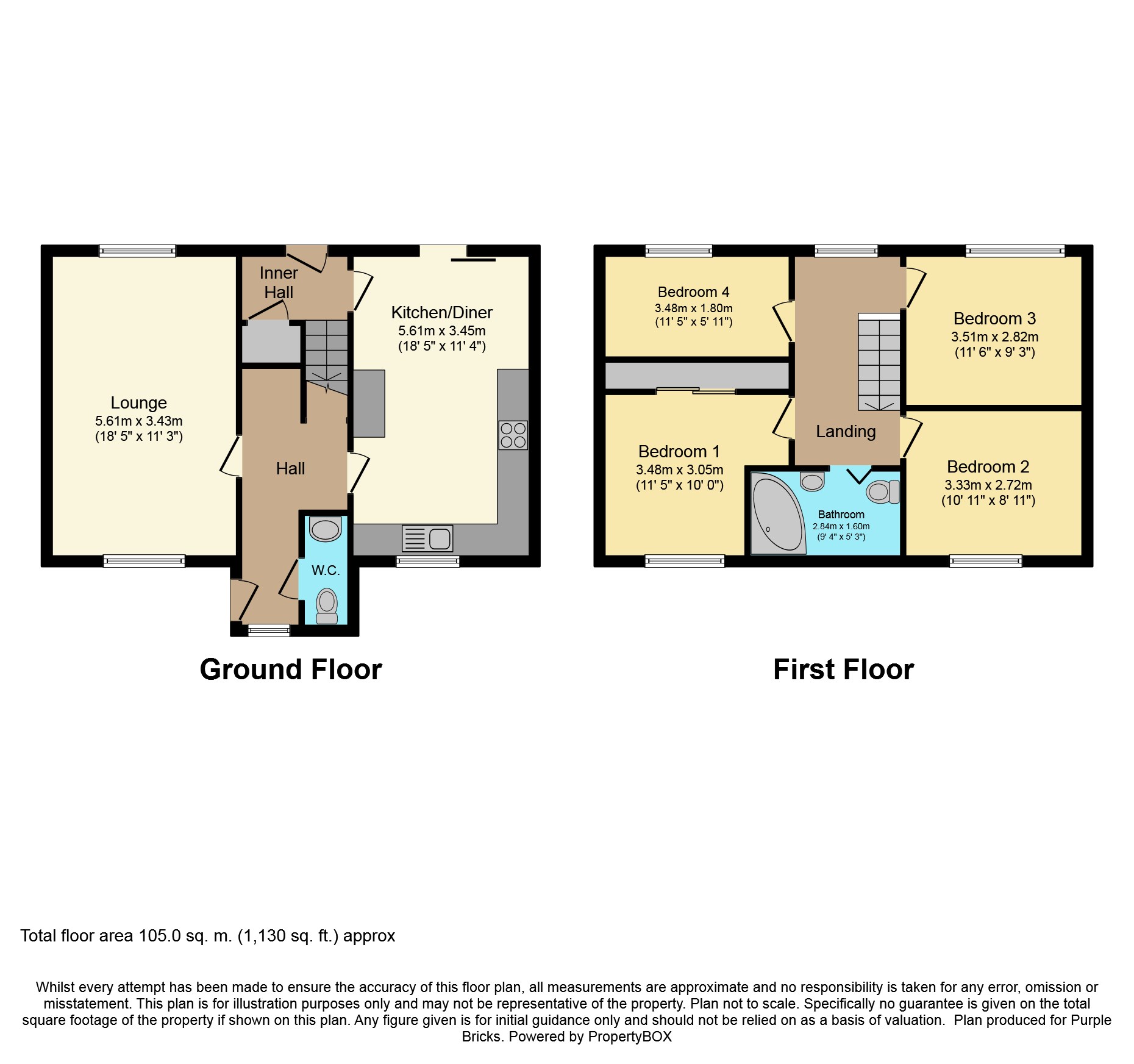 4 bed terraced house for sale in Grove, Stechford, Birmingham