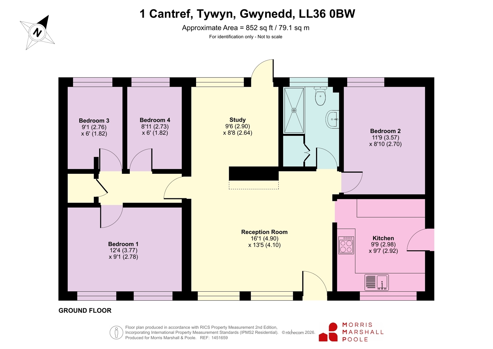 1, Cantref, Gwynedd floorplan
