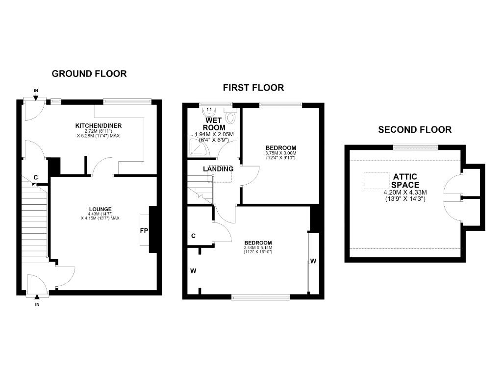 37, Rosebery Avenue, Edinburgh floorplan