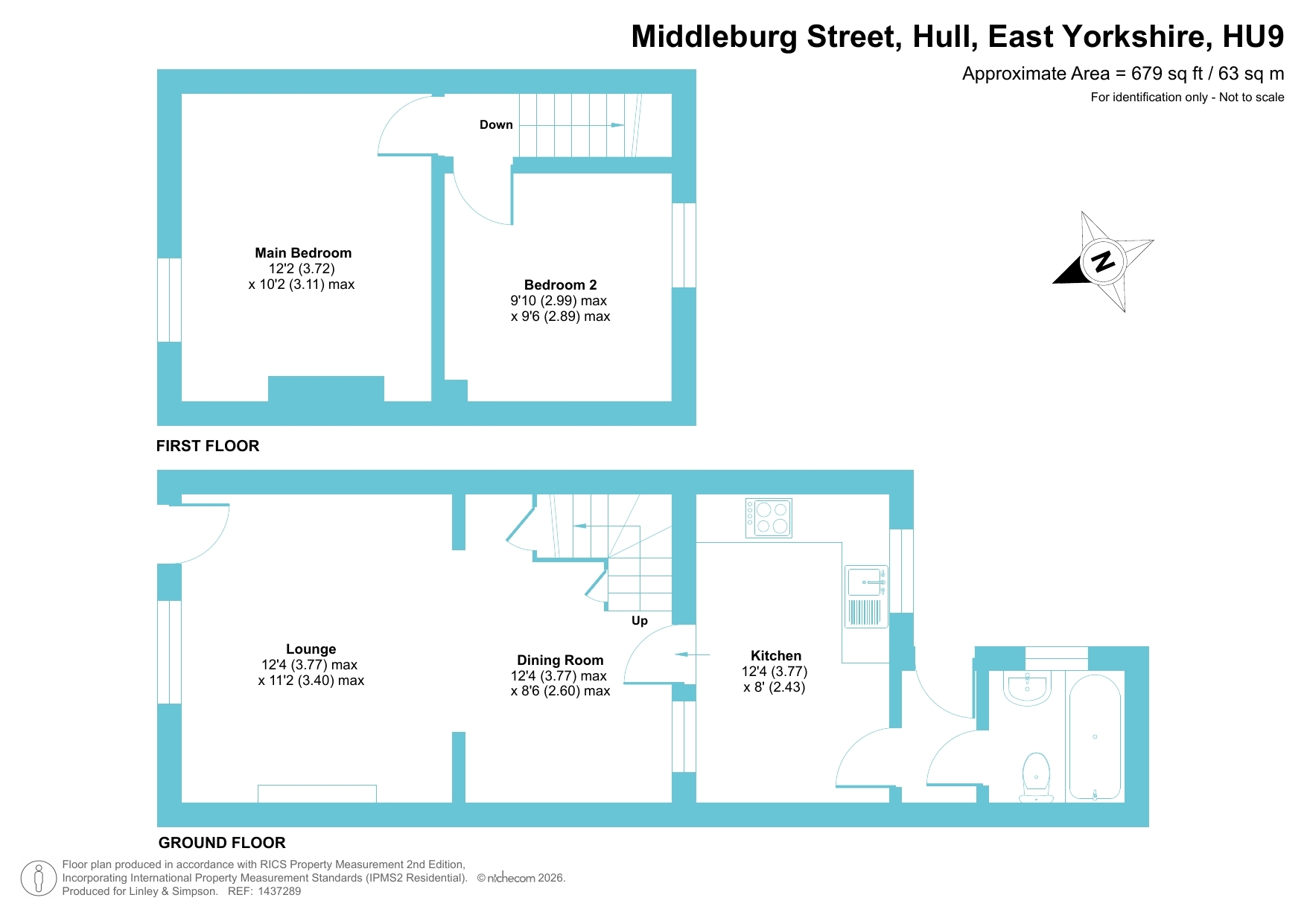 12, Middleburg Street, East Yorkshire floorplan