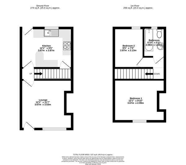 86, Butler Road, Harrogate floorplan
