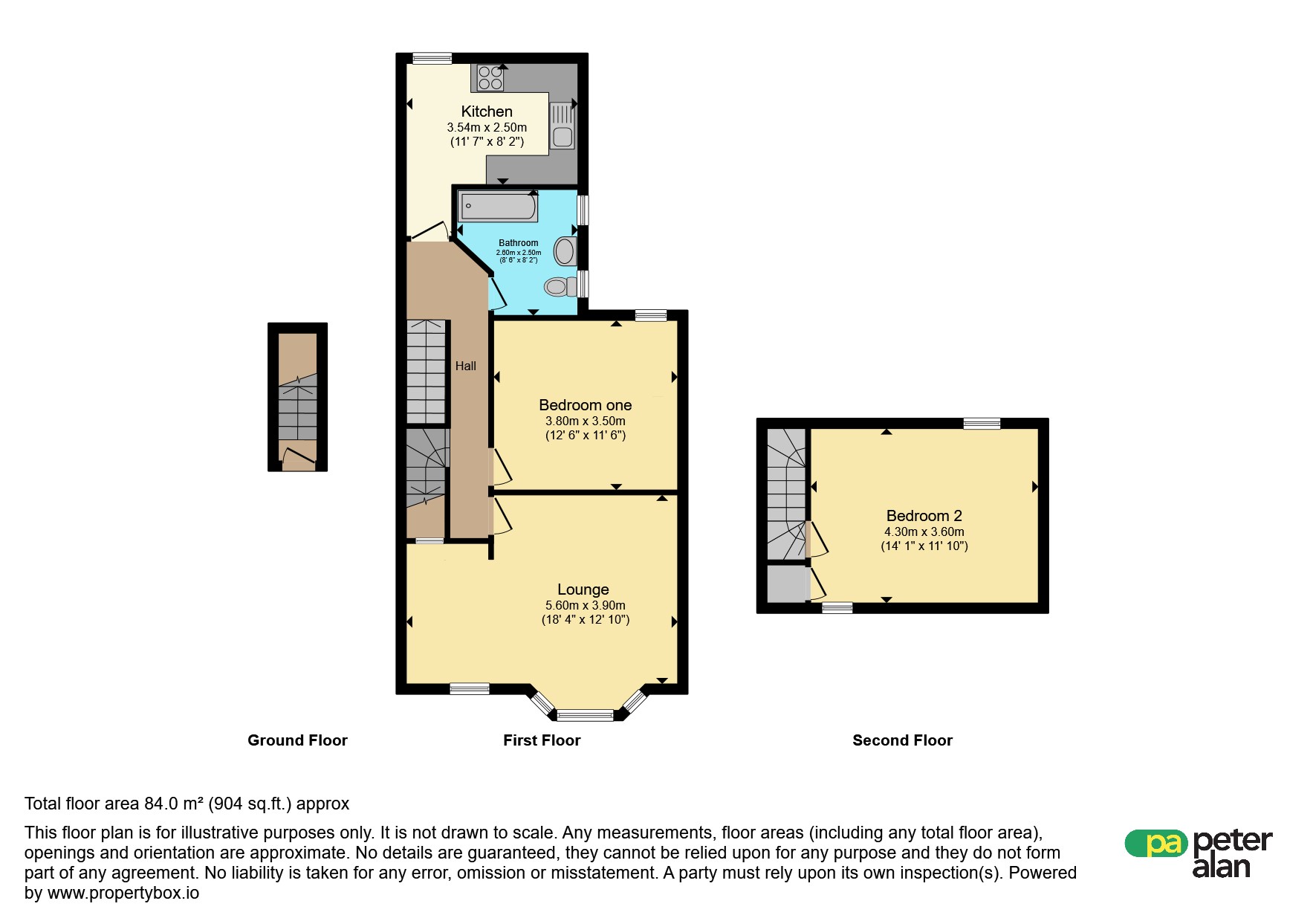 3b, Blundell Avenue, Porthcawl floorplan