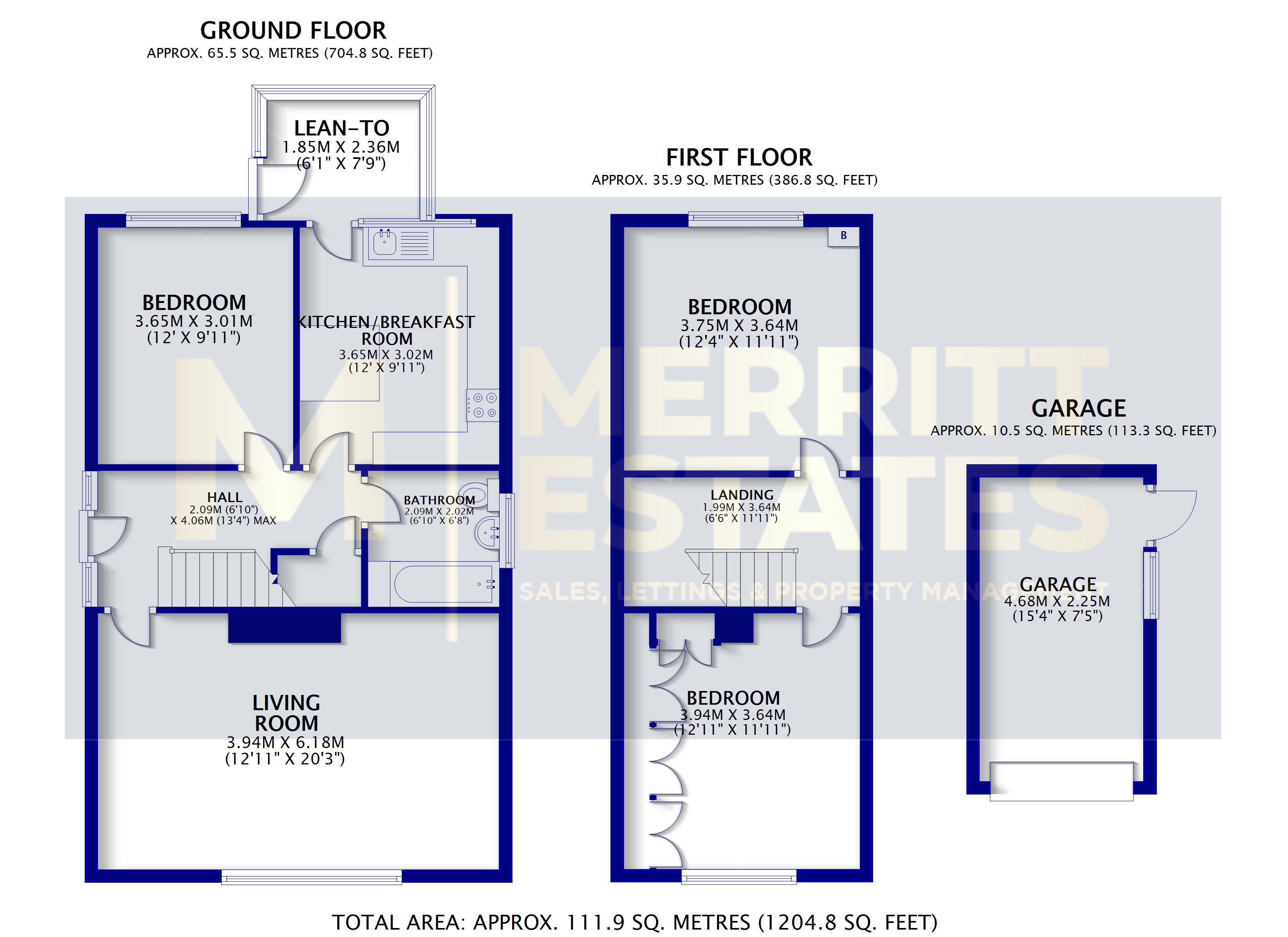 43, Allendale Avenue, Nottingham floorplan