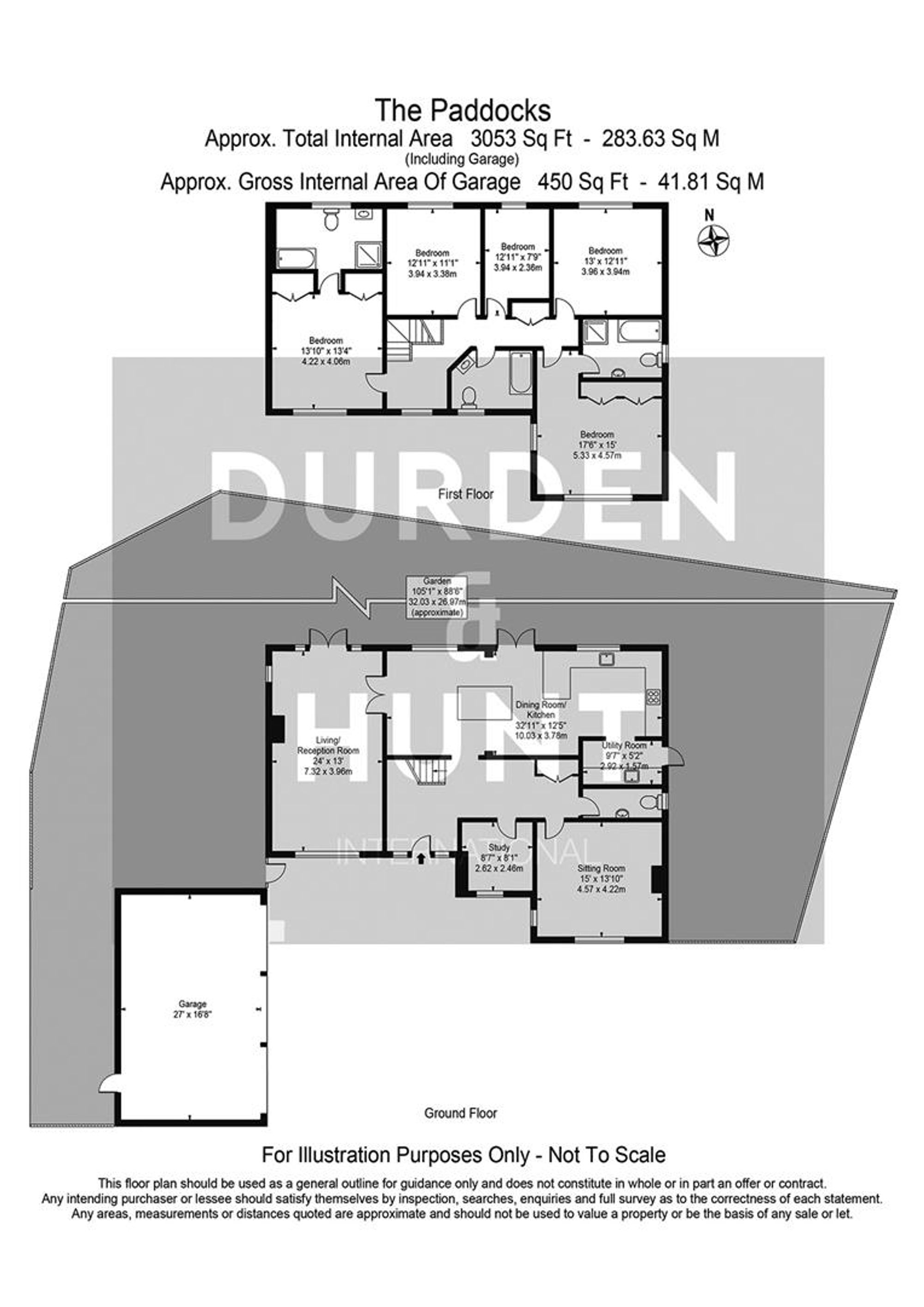 13 The Paddocks, Romford floorplan
