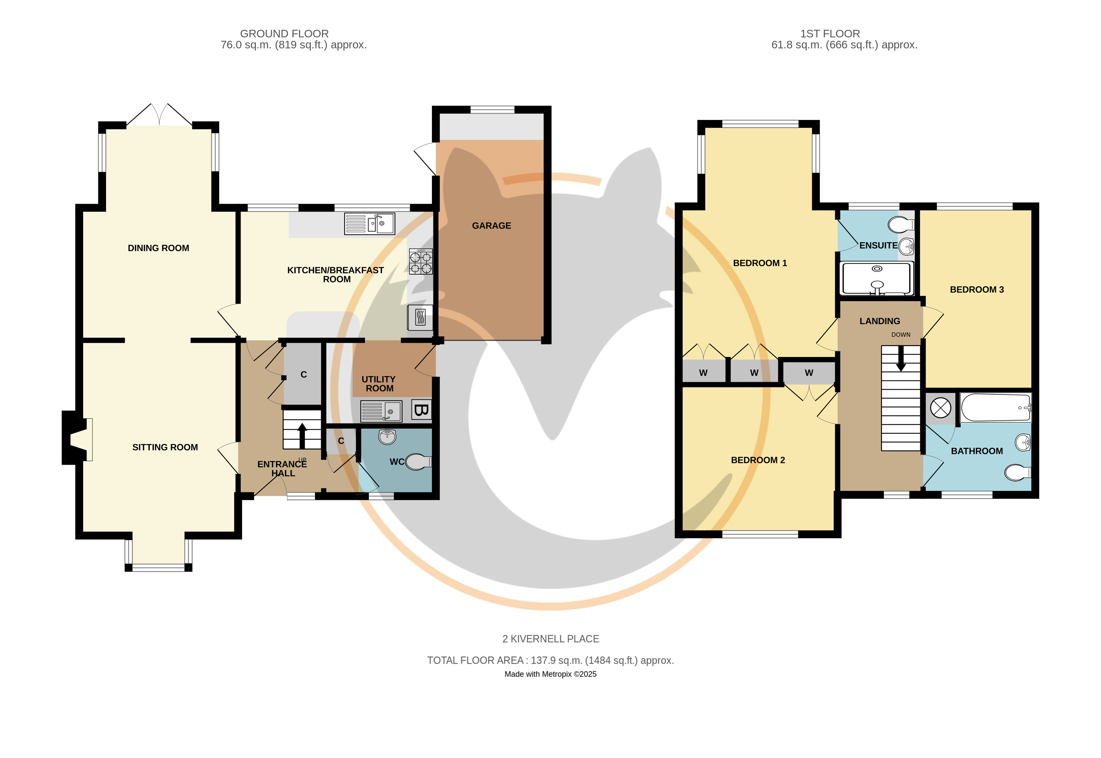 2, Kivernell Place, Lymington floorplan