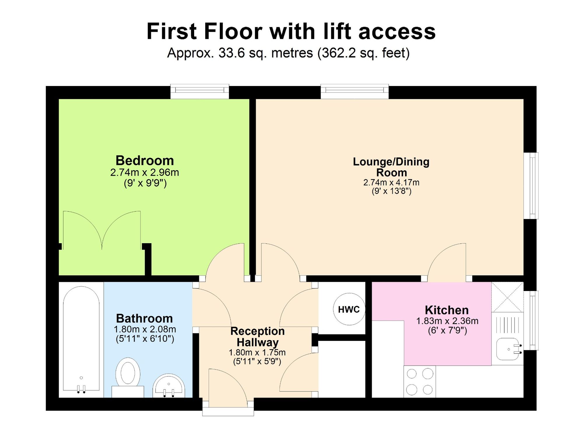 Flat 24, Glenside Court Higher Erith Road, Torquay floorplan
