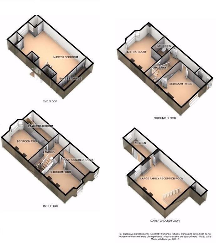 Wellington Terrace, Falmouth TR11, 5 bedroom terraced house for sale