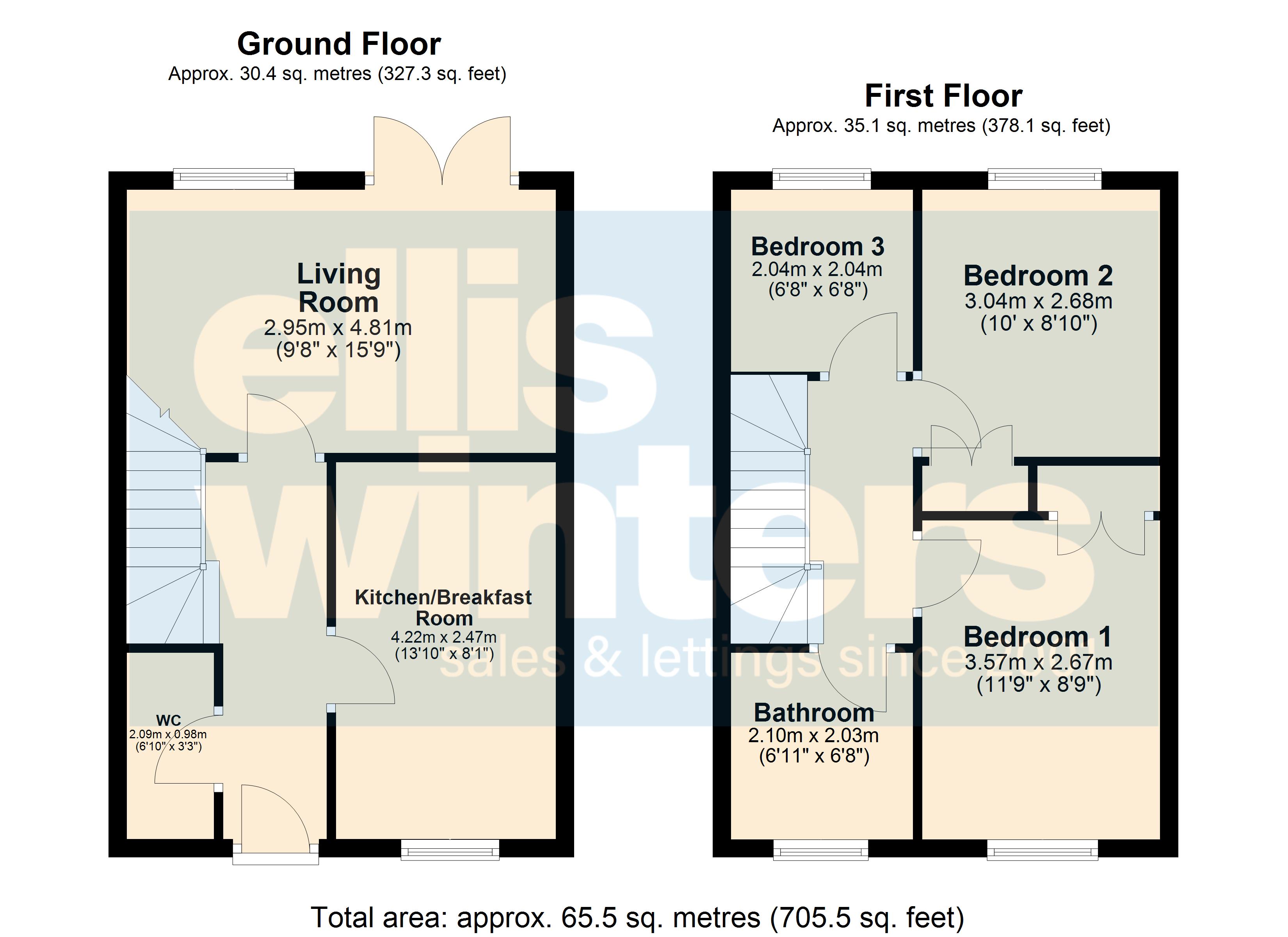 5, Honeysuckle Close, Wimblington floorplan