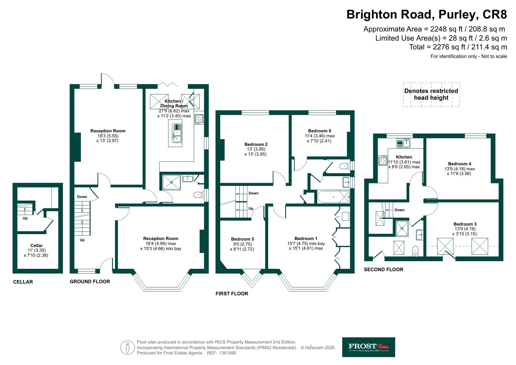 67, Brighton Road, Purley floorplan