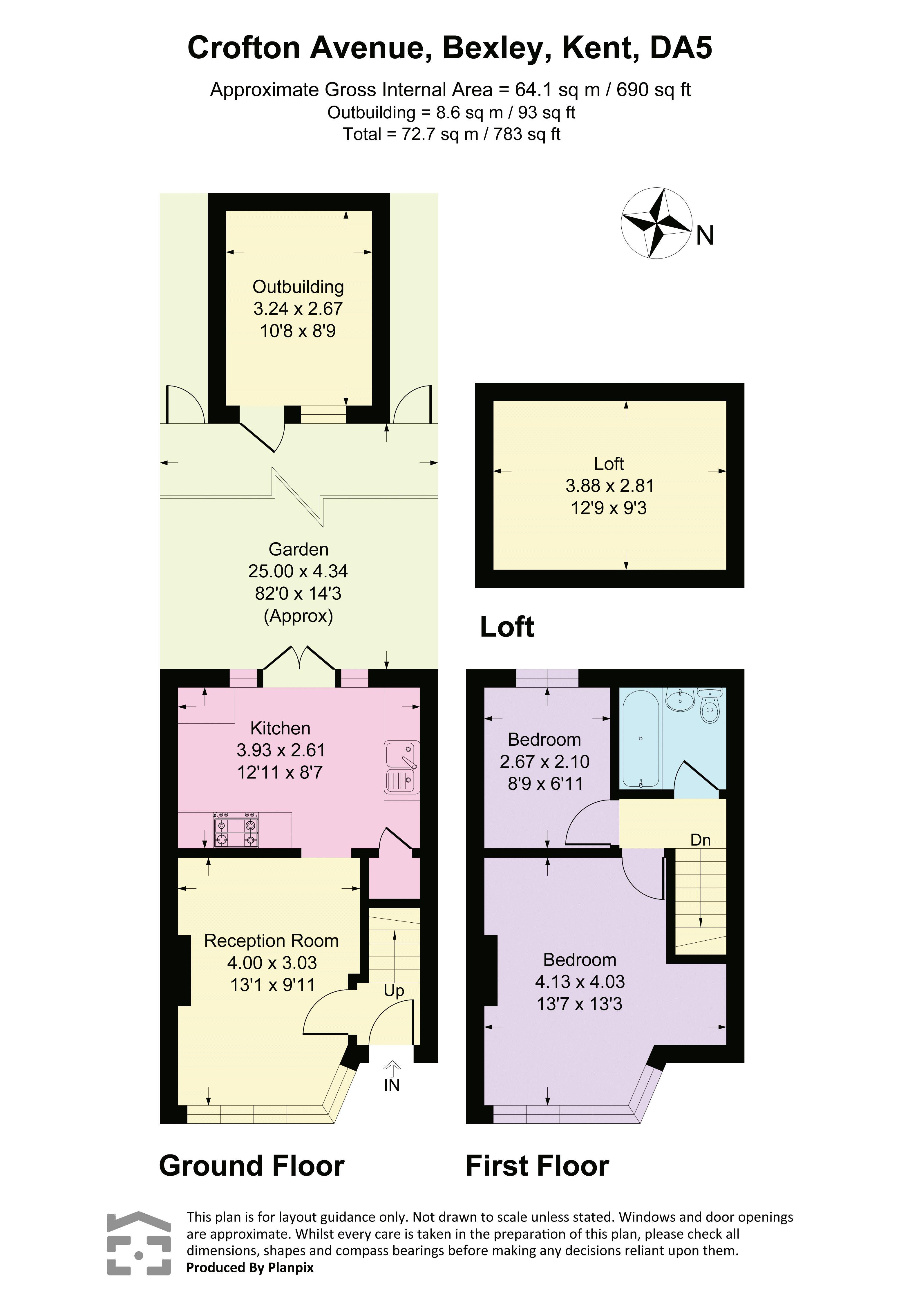 67, Crofton Avenue, Bexley floorplan