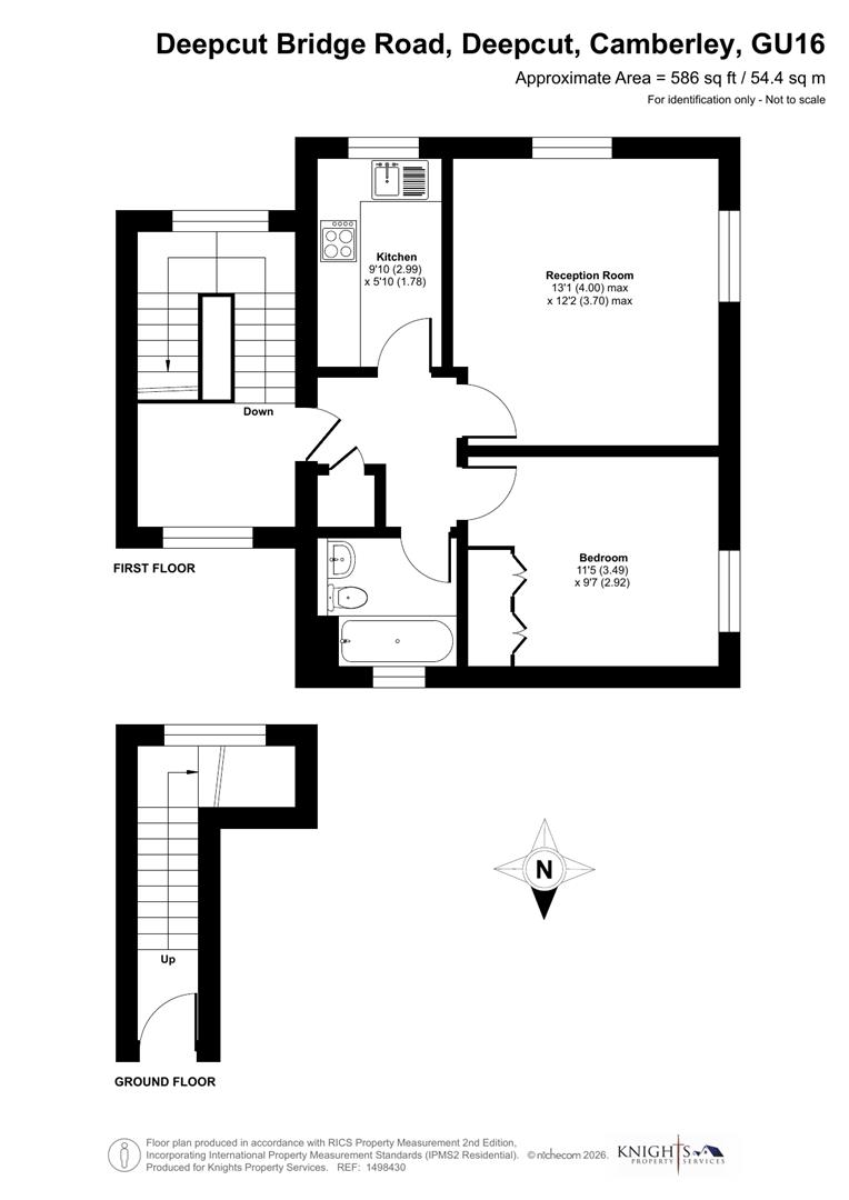 9 North Minden House, Deepcut Bridge Road, Deepcut, Camberley floorplan