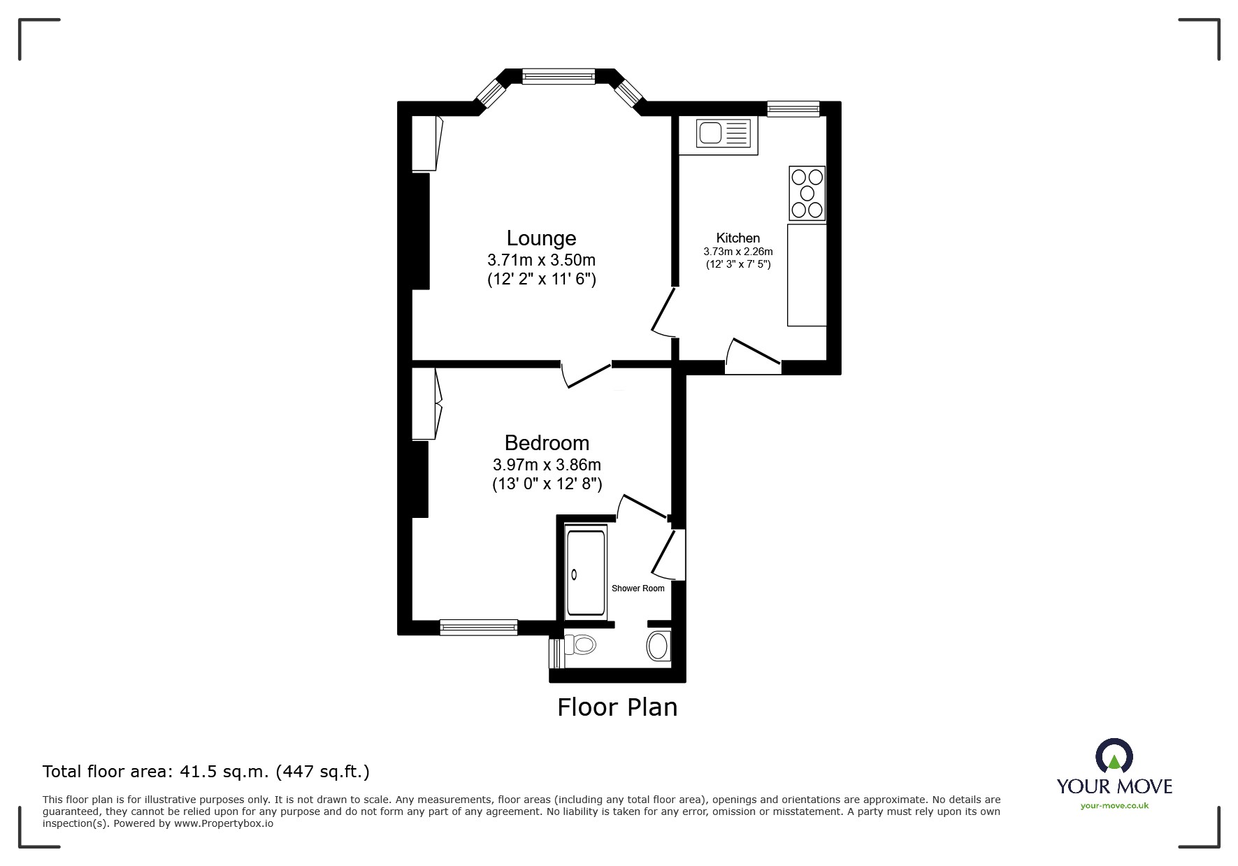 Flat 3, 13, St. Michaels Road, Bedfordshire floorplan
