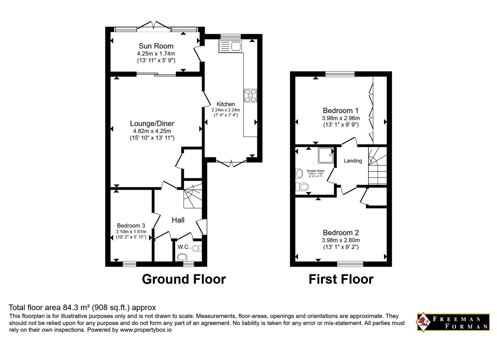 22, The Forstal, Tonbridge floorplan