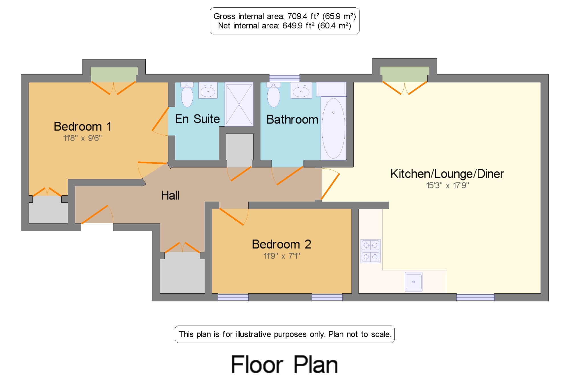 2 Bedrooms Flat for sale in Ingrebourne Avenue, Romford RM3