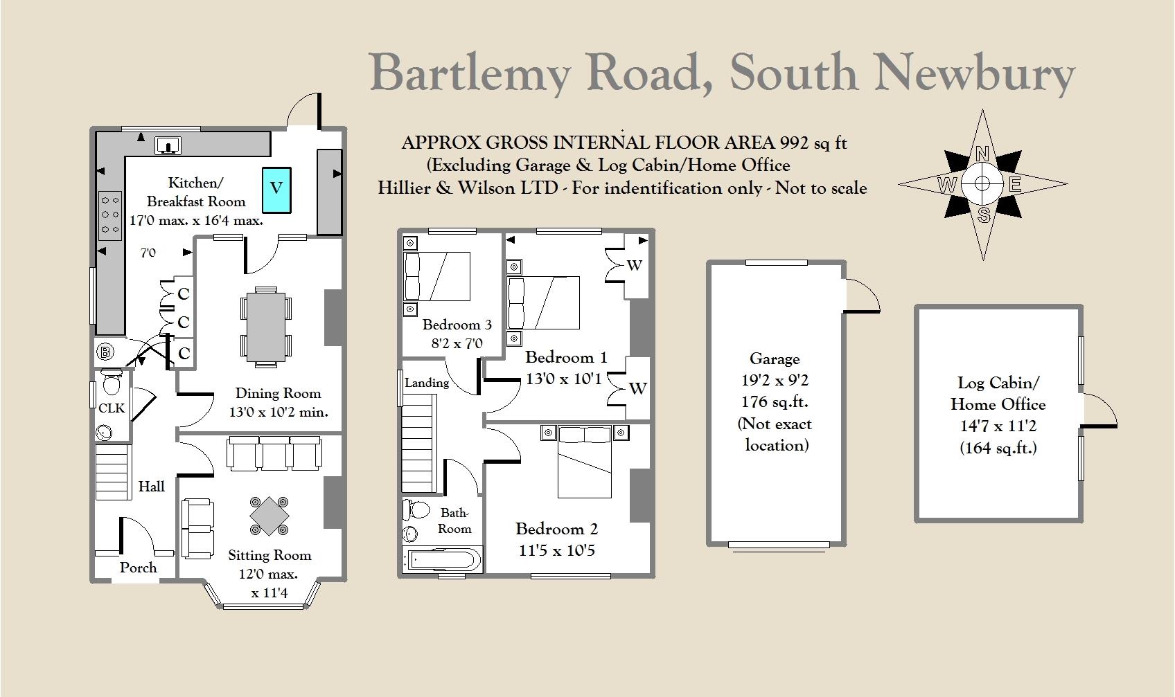 3 Bedrooms Semi-detached house for sale in Bartlemy Road, Newbury RG14