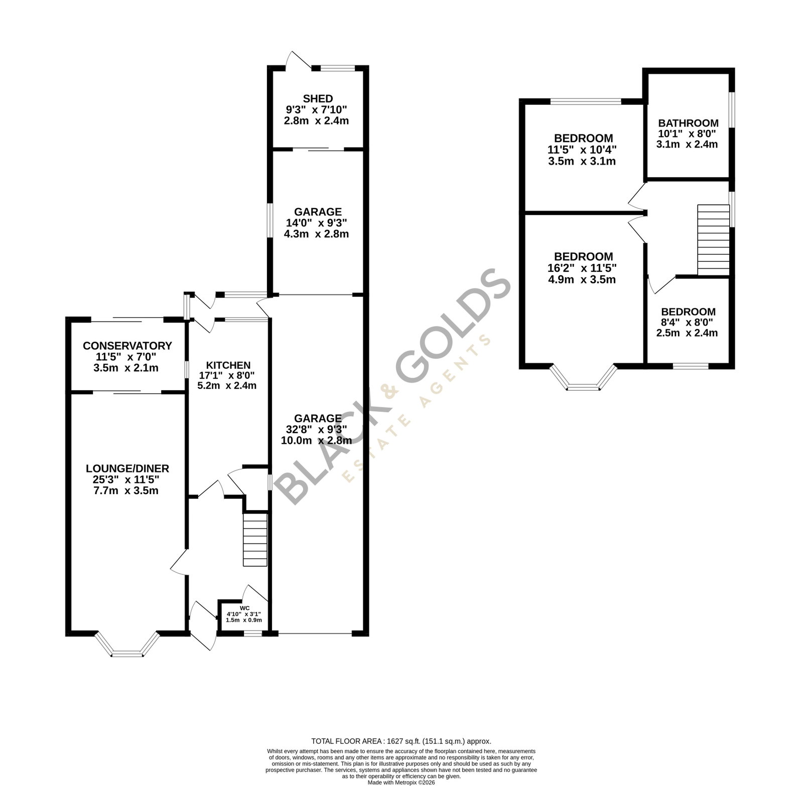 178, Station Road, Birmingham floorplan
