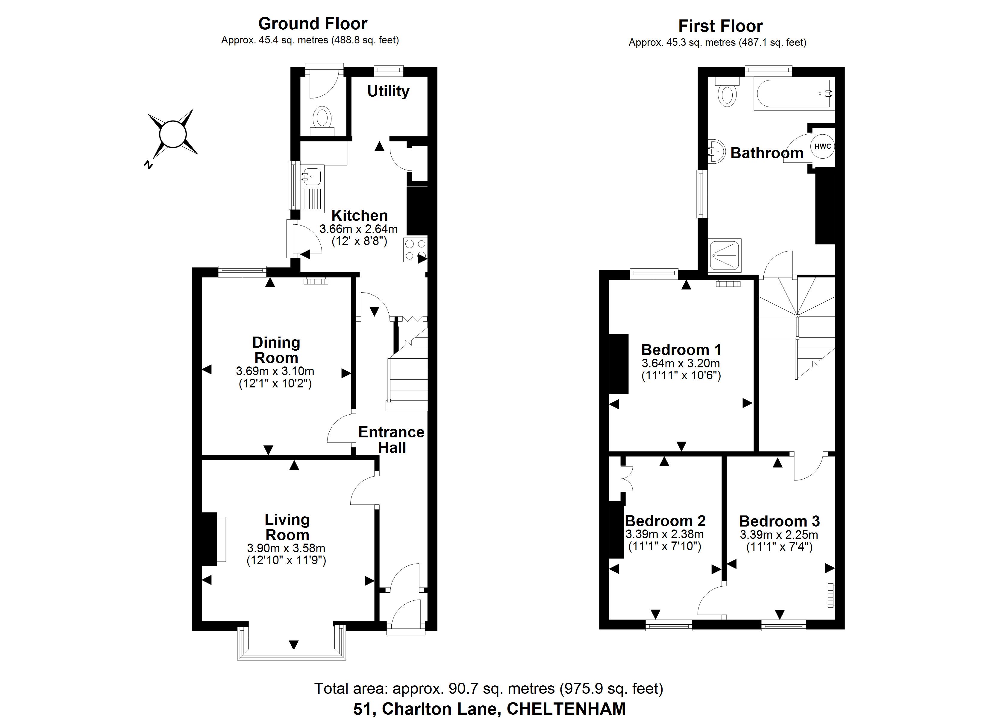 3 Bedrooms Semi-detached house for sale in Charlton Lane, Leckhampton, Cheltenham GL53