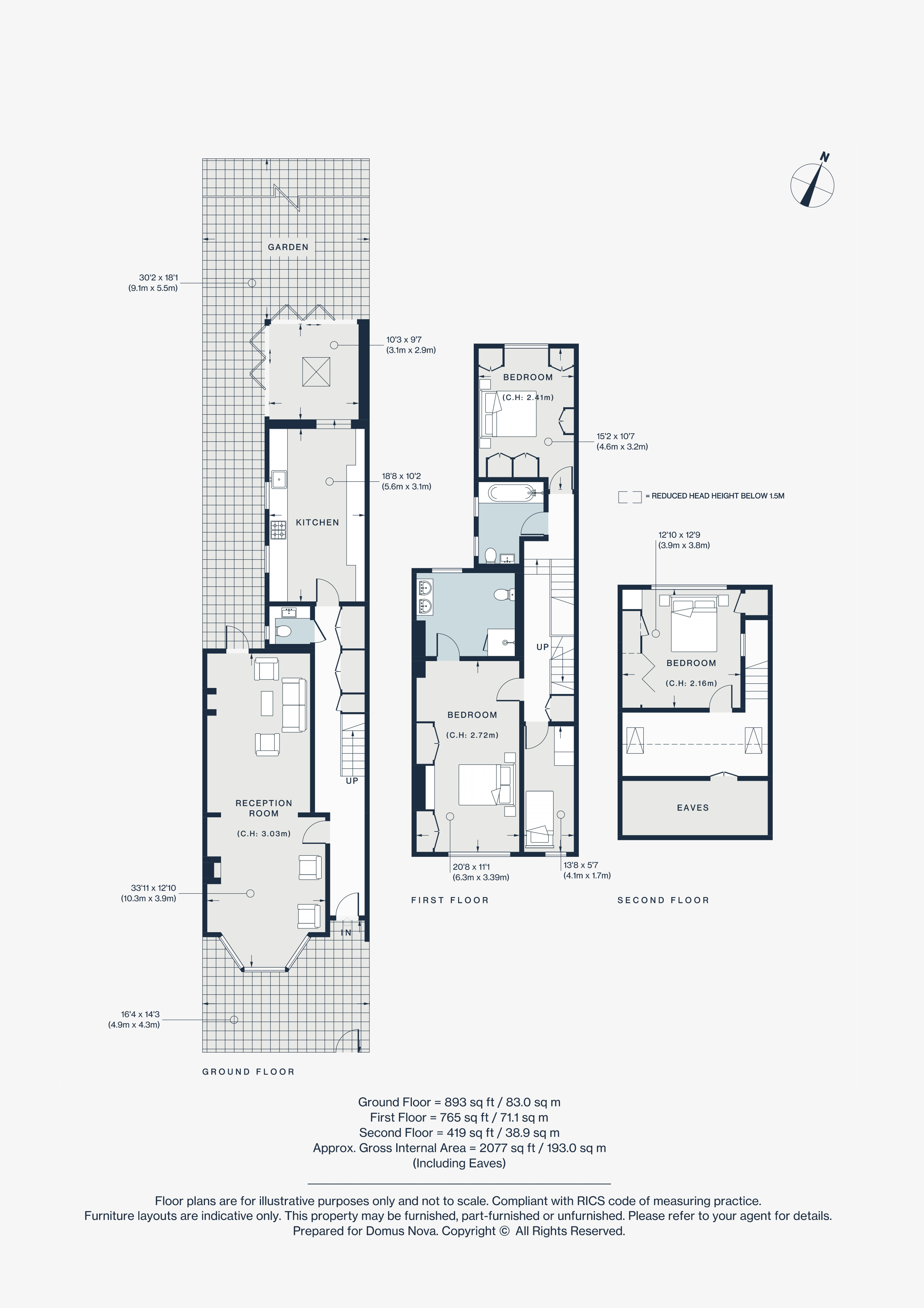 23, Summerfield Avenue, London floorplan
