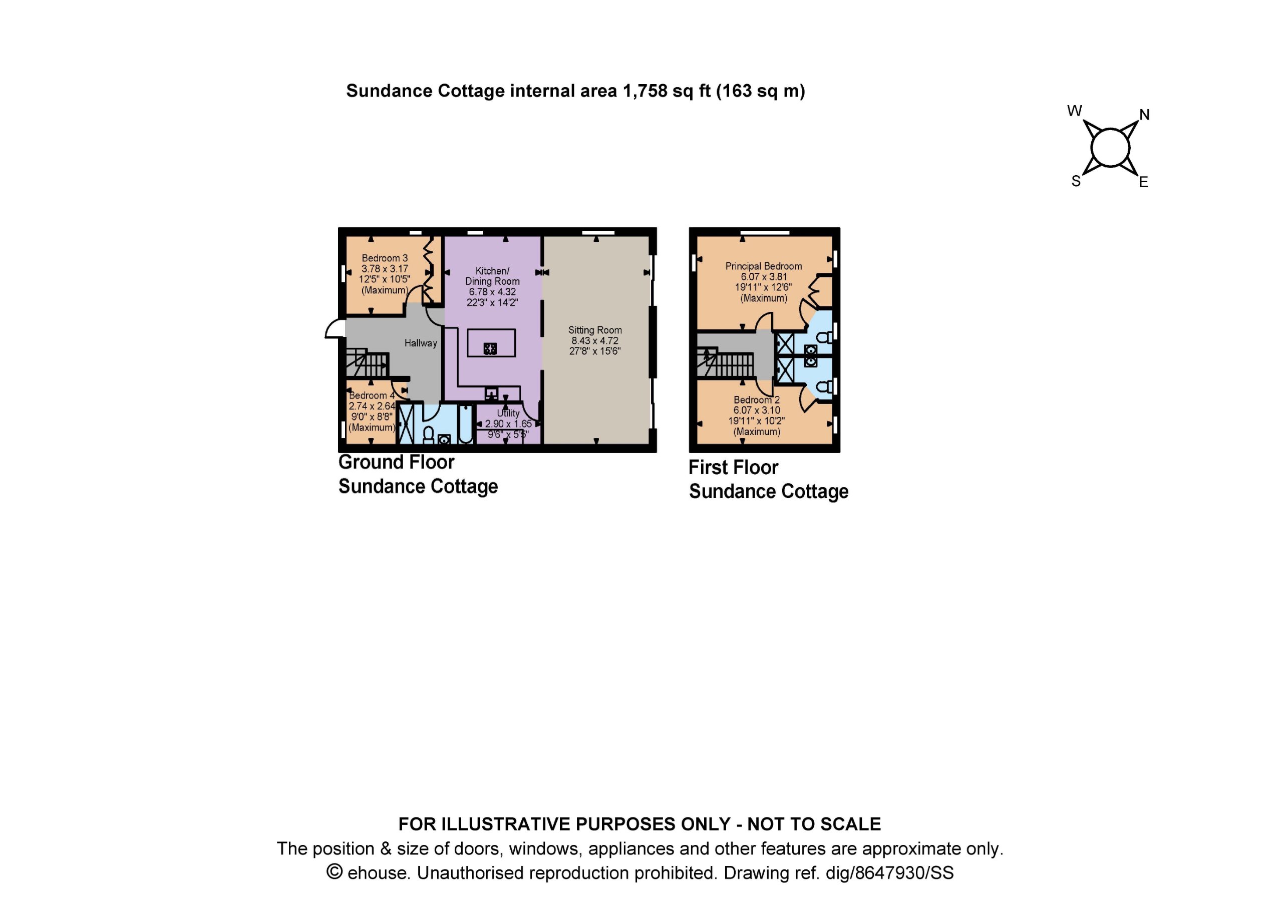 Sundance Cottage,, Cheriton Bishop, Devon floorplan