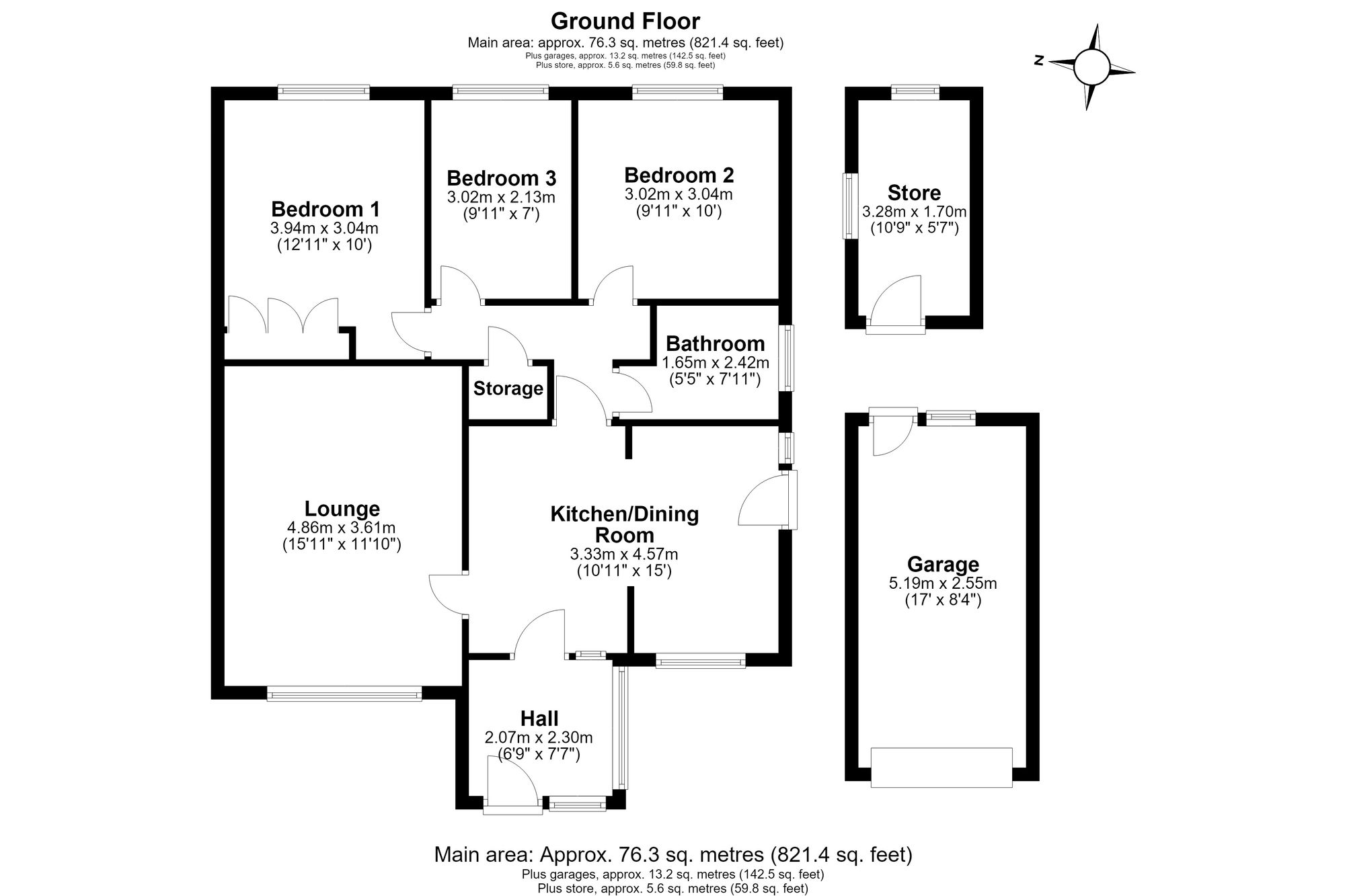 46 Thirlmere Close, Frodsham floorplan