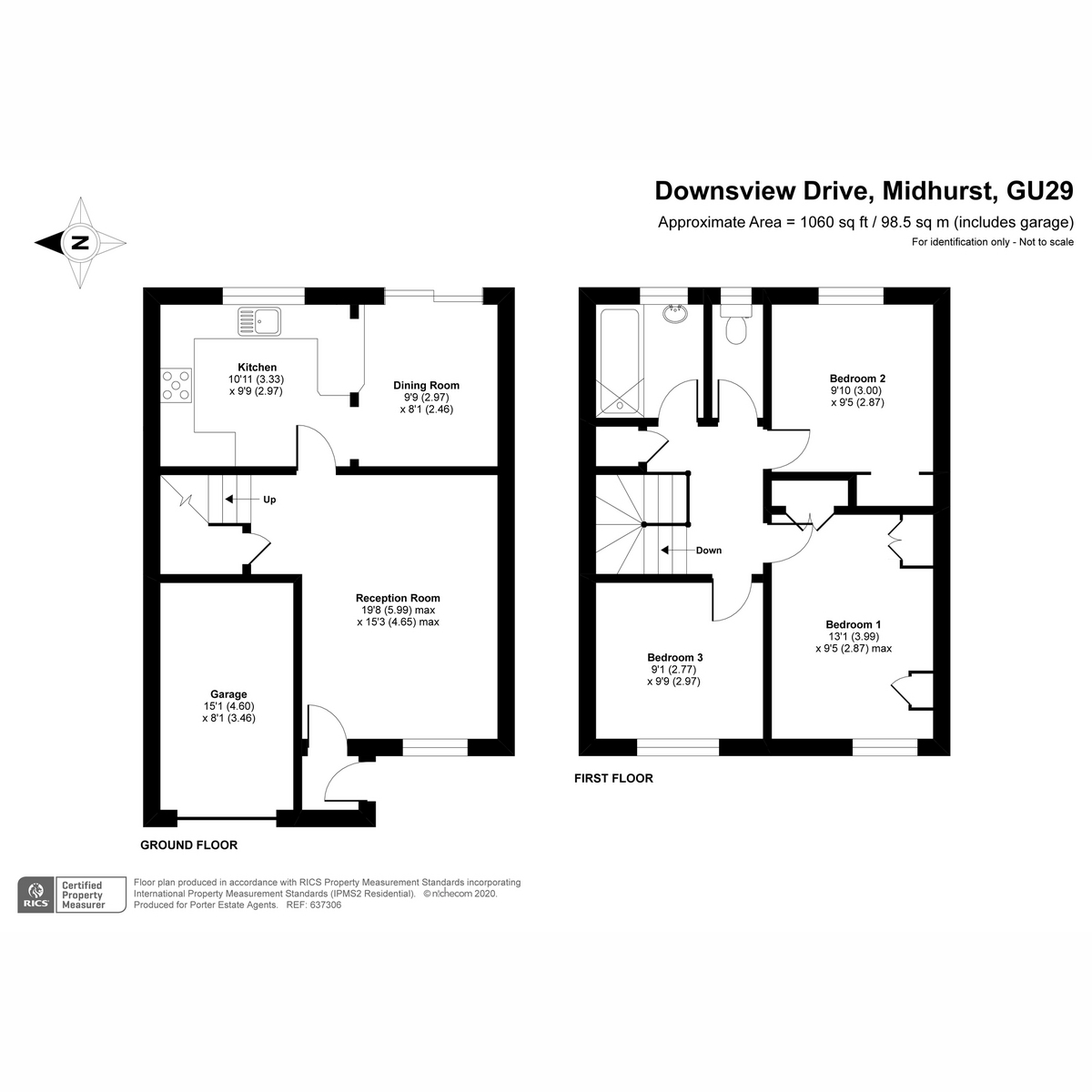 11, Downsview Drive, Midhurst floorplan