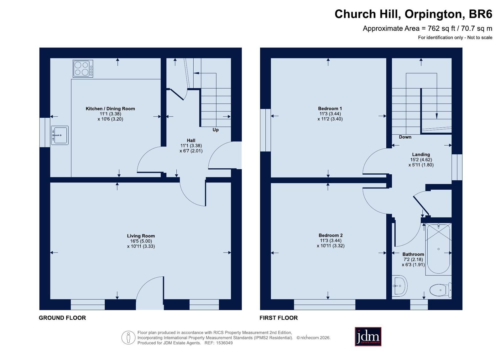 Church Hill, Orpington floorplan