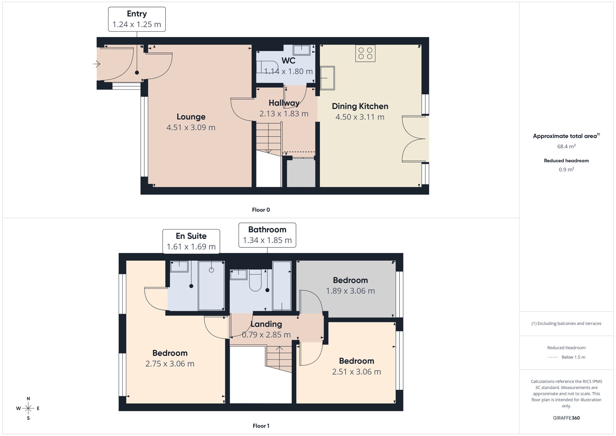 15 Topcliffe Green, Gateshead floorplan
