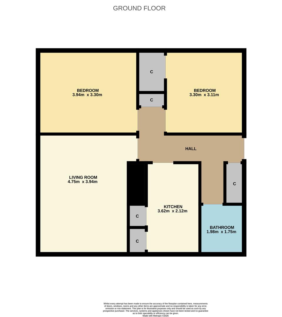 94A, Kemnay Gardens, Dundee floorplan