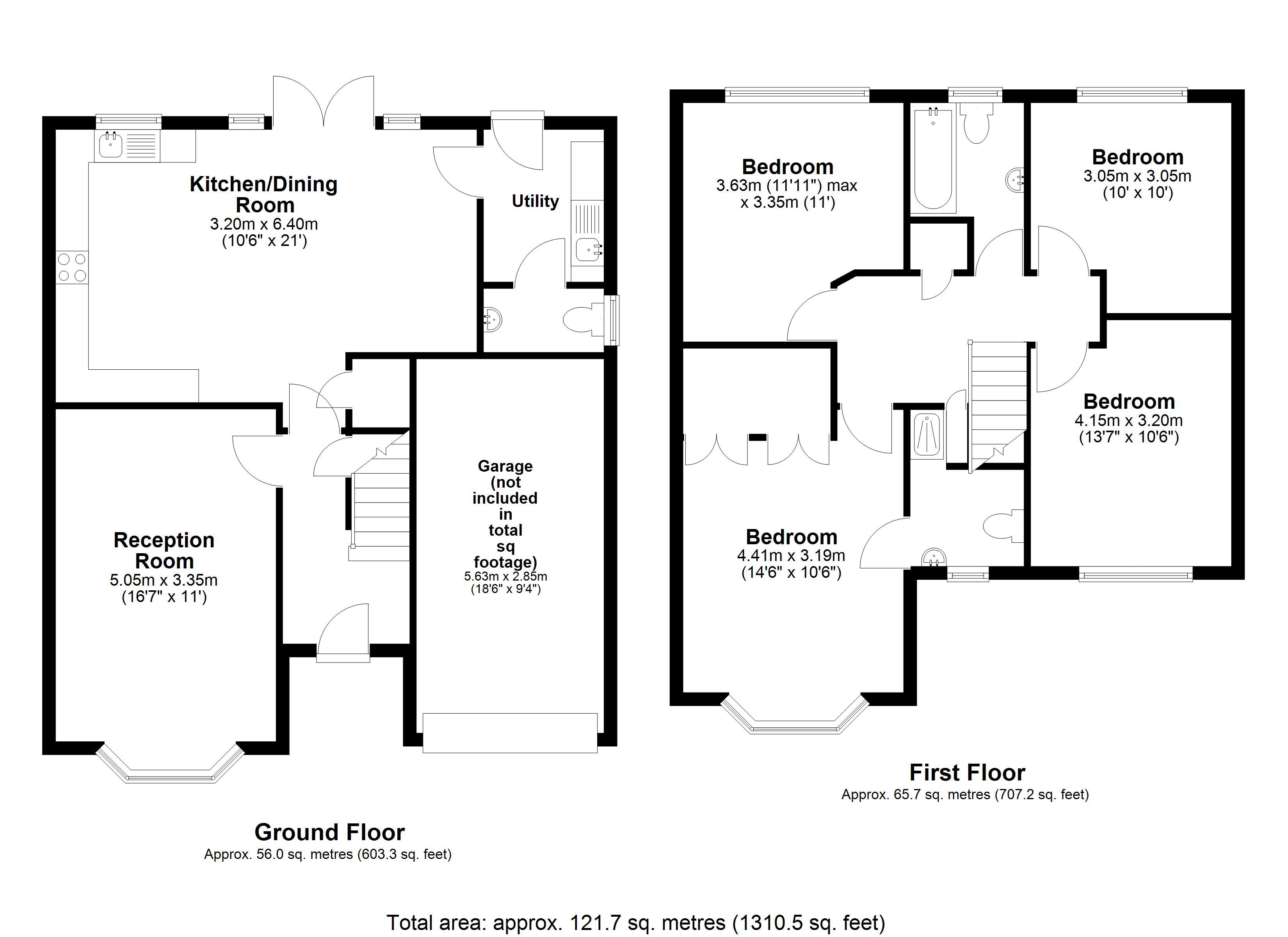 3, Owl Close, Warminster floorplan