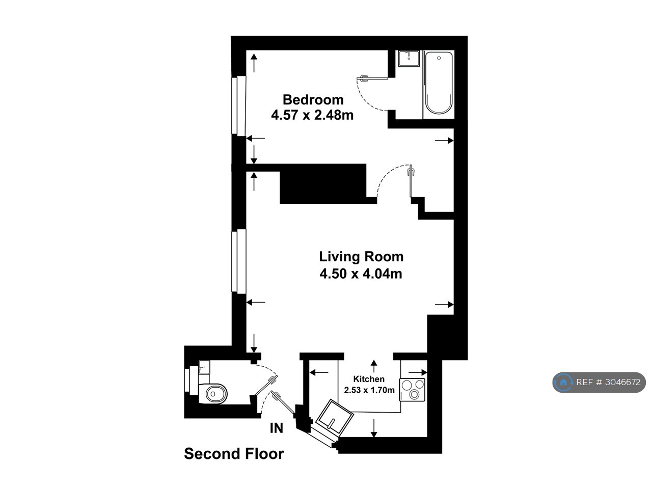 Cressy House, Hannibal Road, London floorplan