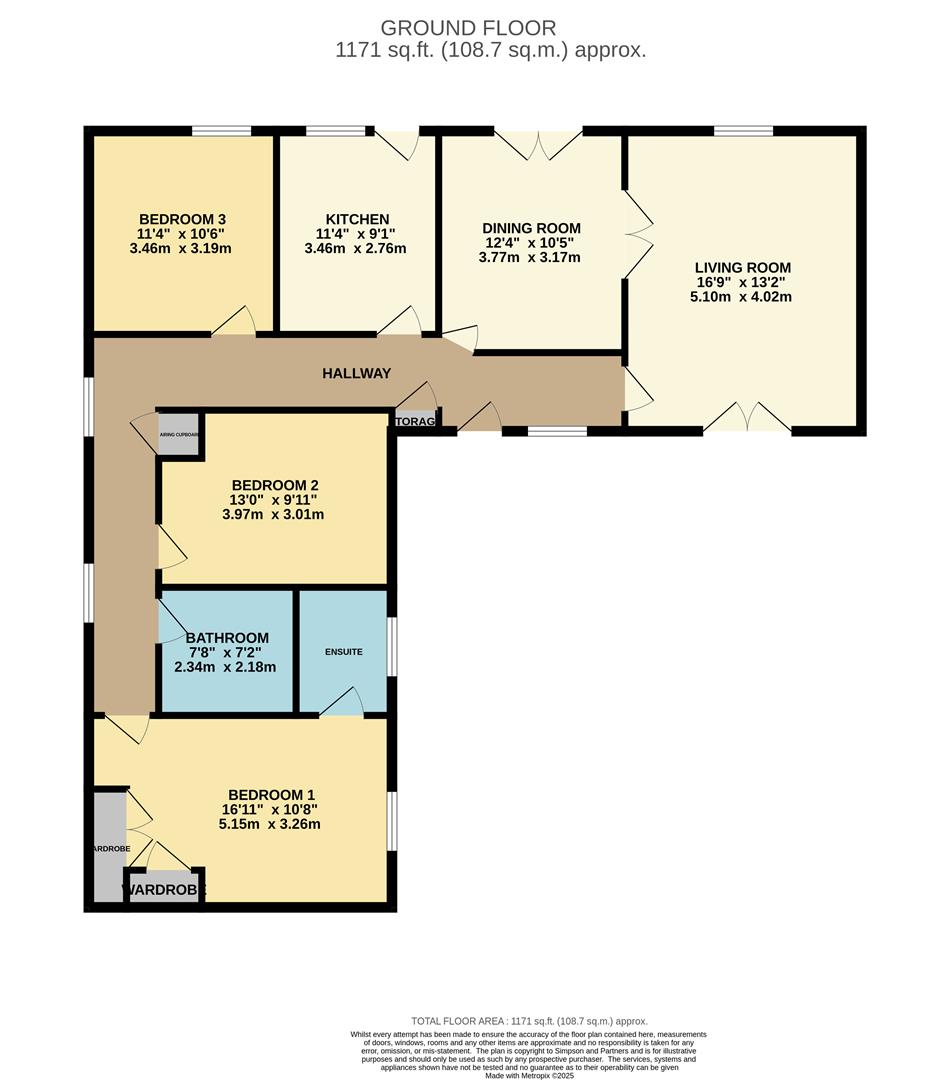 The Old Forge, 5, Manor Farm Court, Titchmarsh floorplan